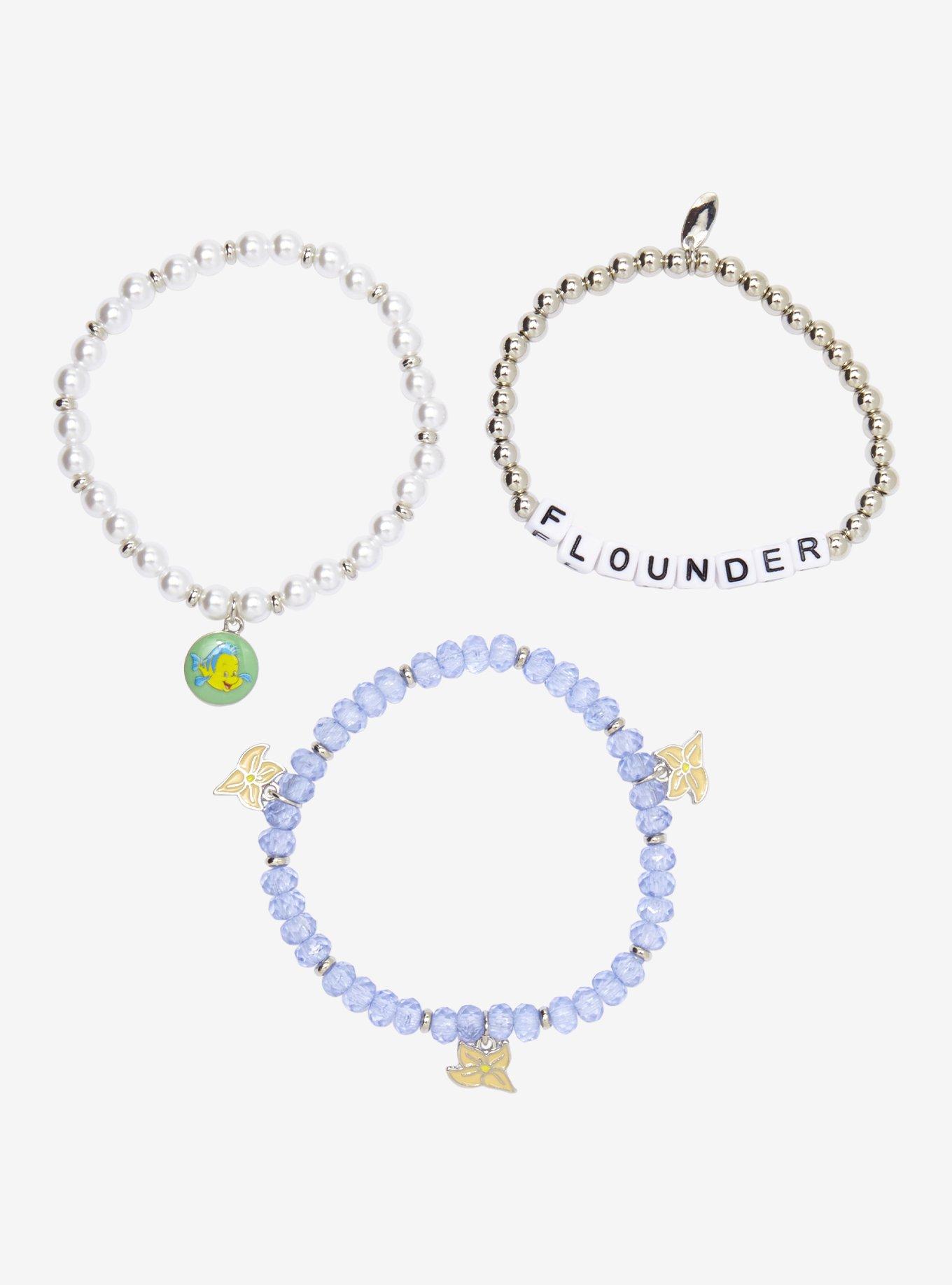 Disney The Little Mermaid Flounder Friendship Bracelet Set - BoxLunch Exclusive, , hi-res