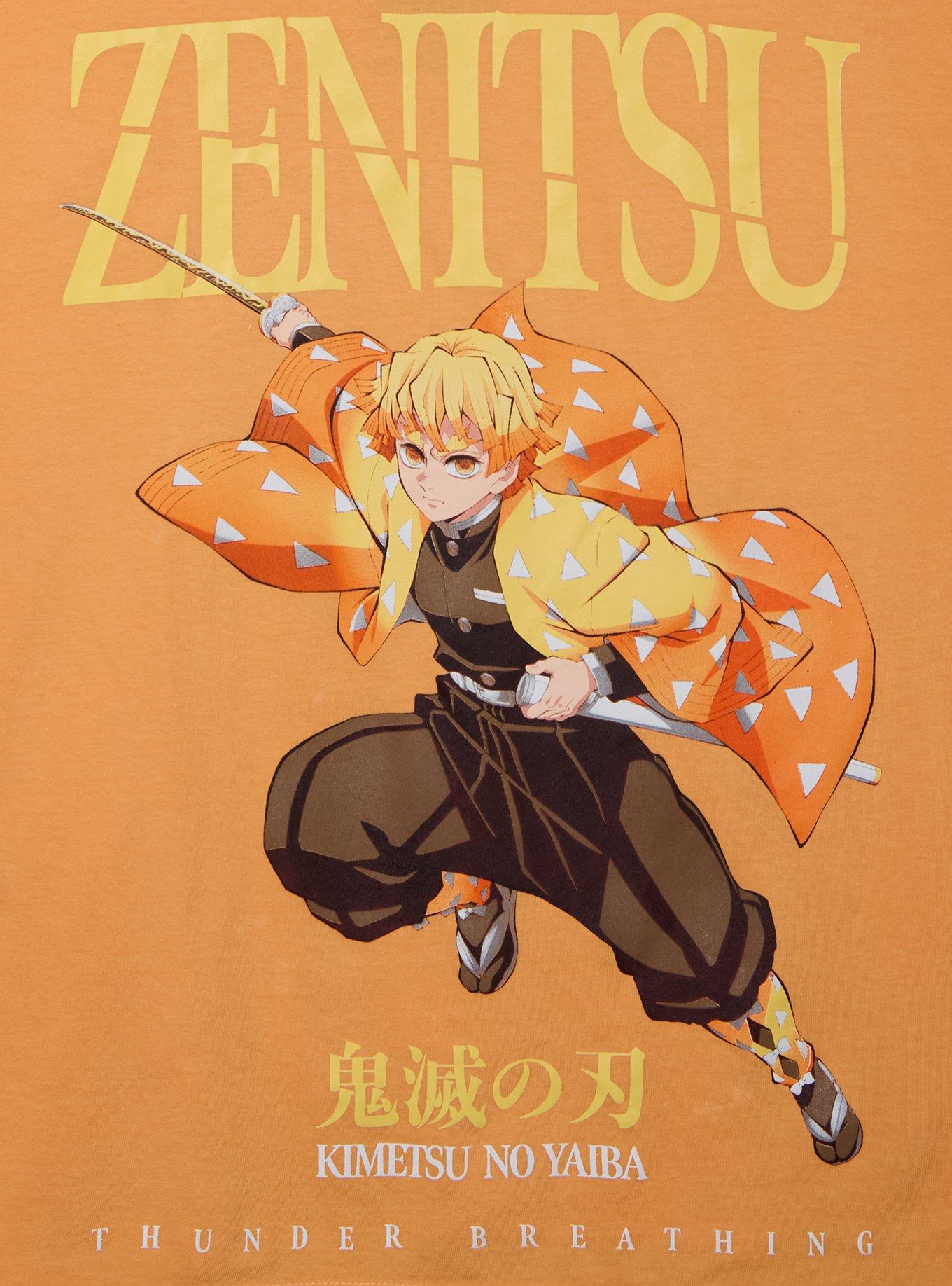 Demon Slayer: Kimetsu no Yaiba Zenitsu Portrait T-Shirt - BoxLunch Exclusive
