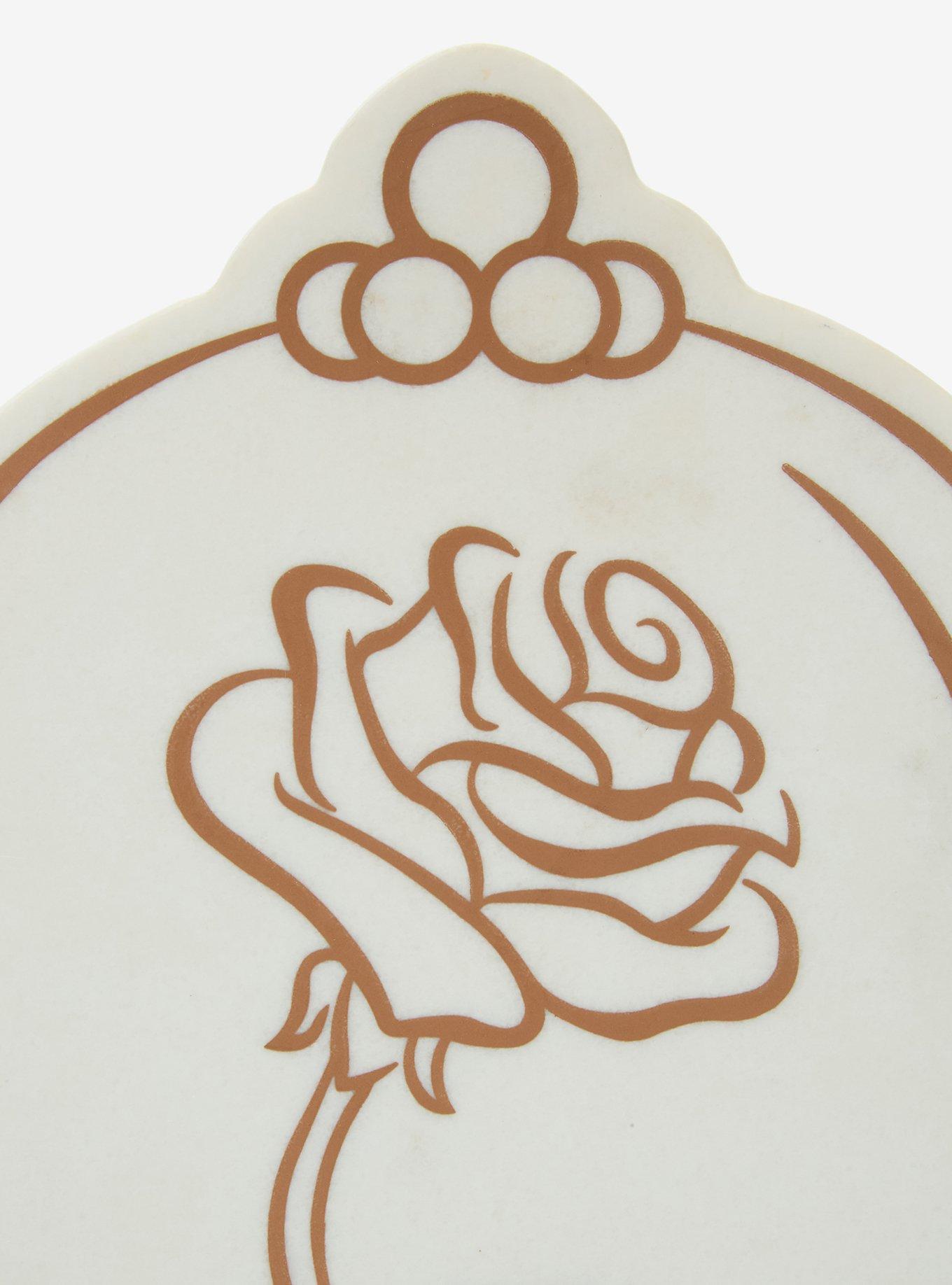 Disney Beauty and the Beast Enchanted Rose Marble Cutting Board, , hi-res