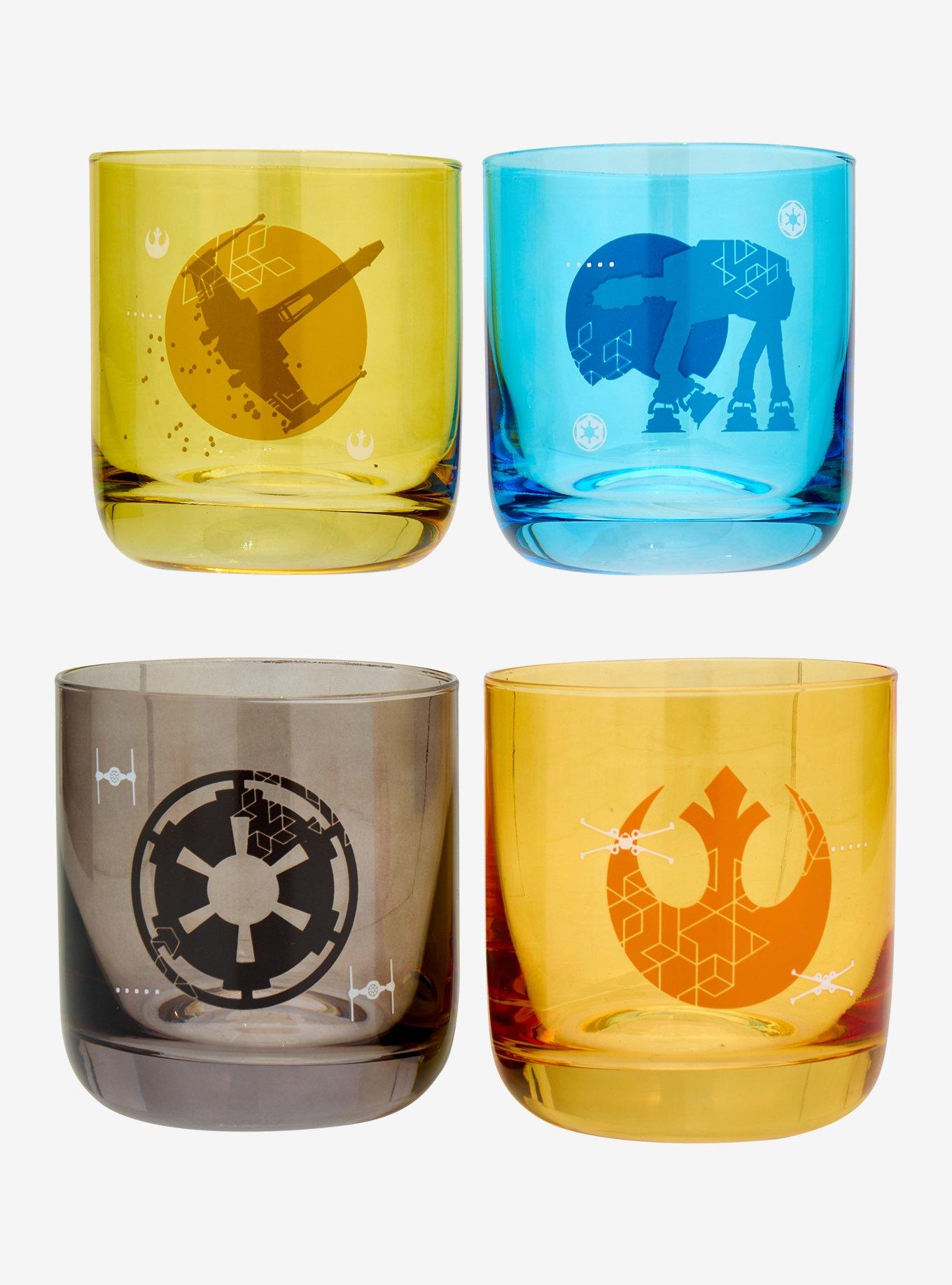 Star Wars Tonal Icons Colorful Drinking Glass Set