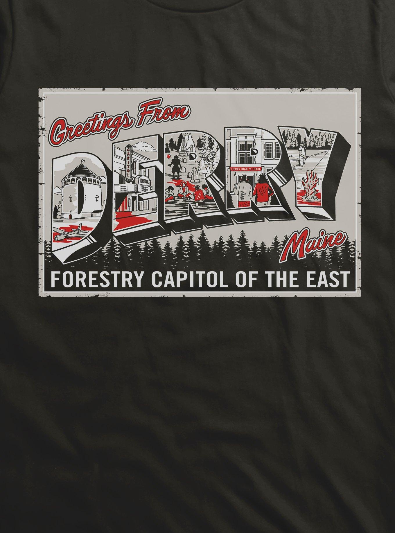 IT Welcome To Derry Greetings Form Derry Maine T-Shirt, , hi-res