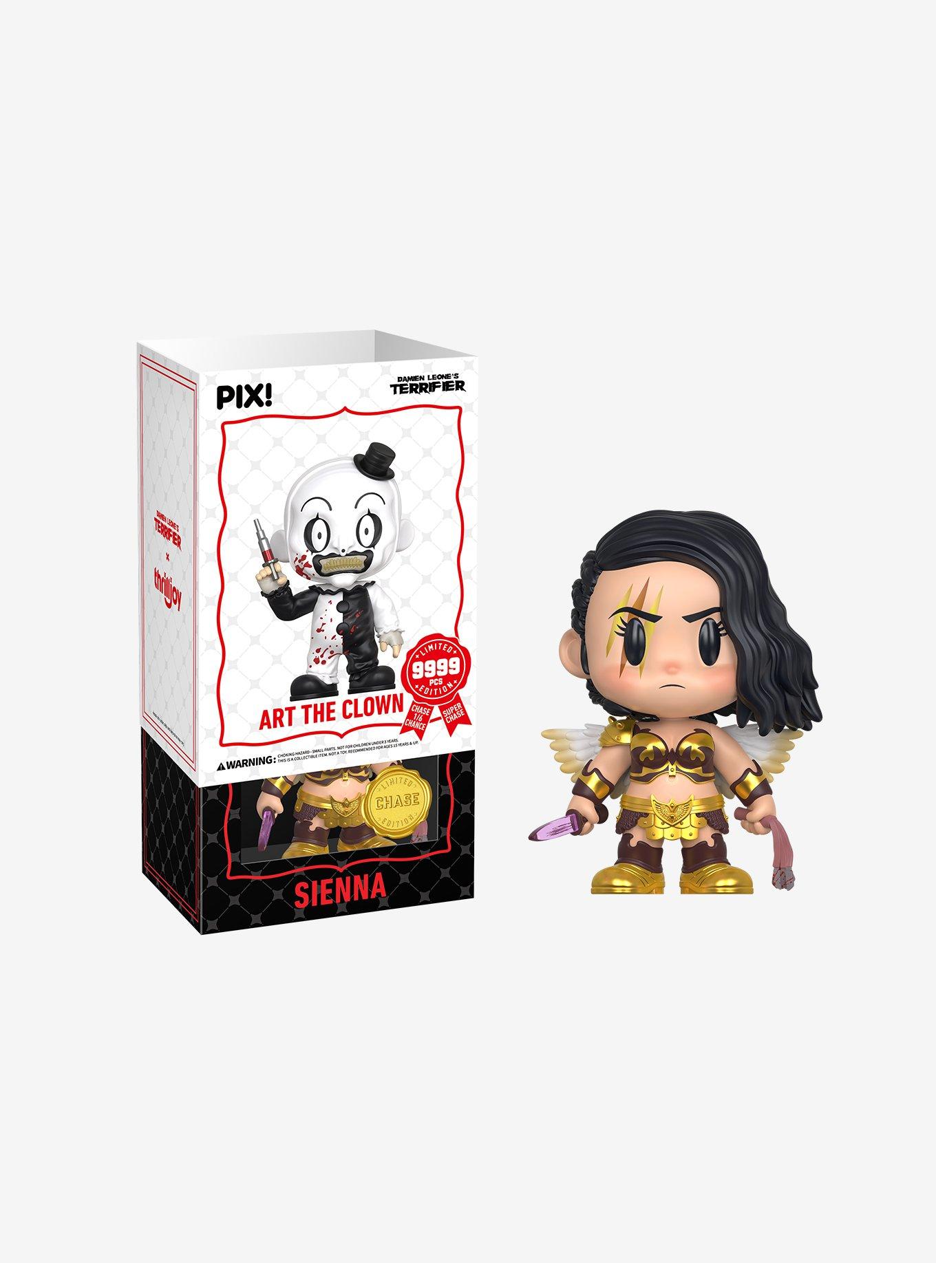 Thrilljoy Terrifier Pix! Art The Clown Collectible Figure, , hi-res