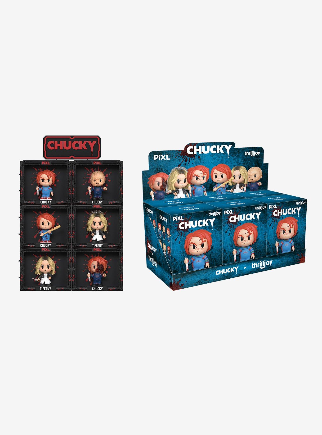 Thrilljoy Chucky Pixl Blind Box Collectible Figure, , hi-res