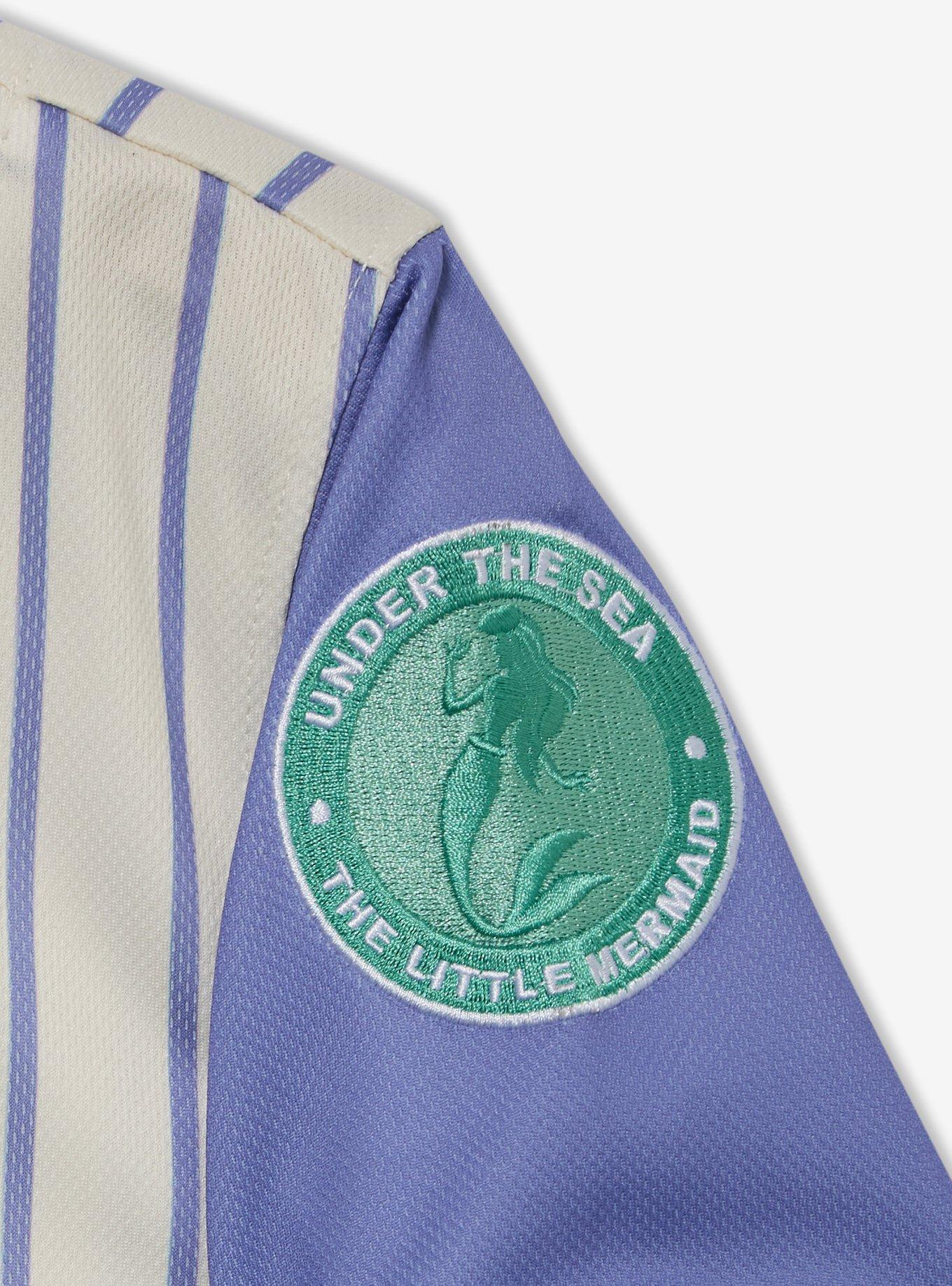 Disney Princess Ariel Women's Plus Cropped Baseball Jersey — BoxLunch Exclusive