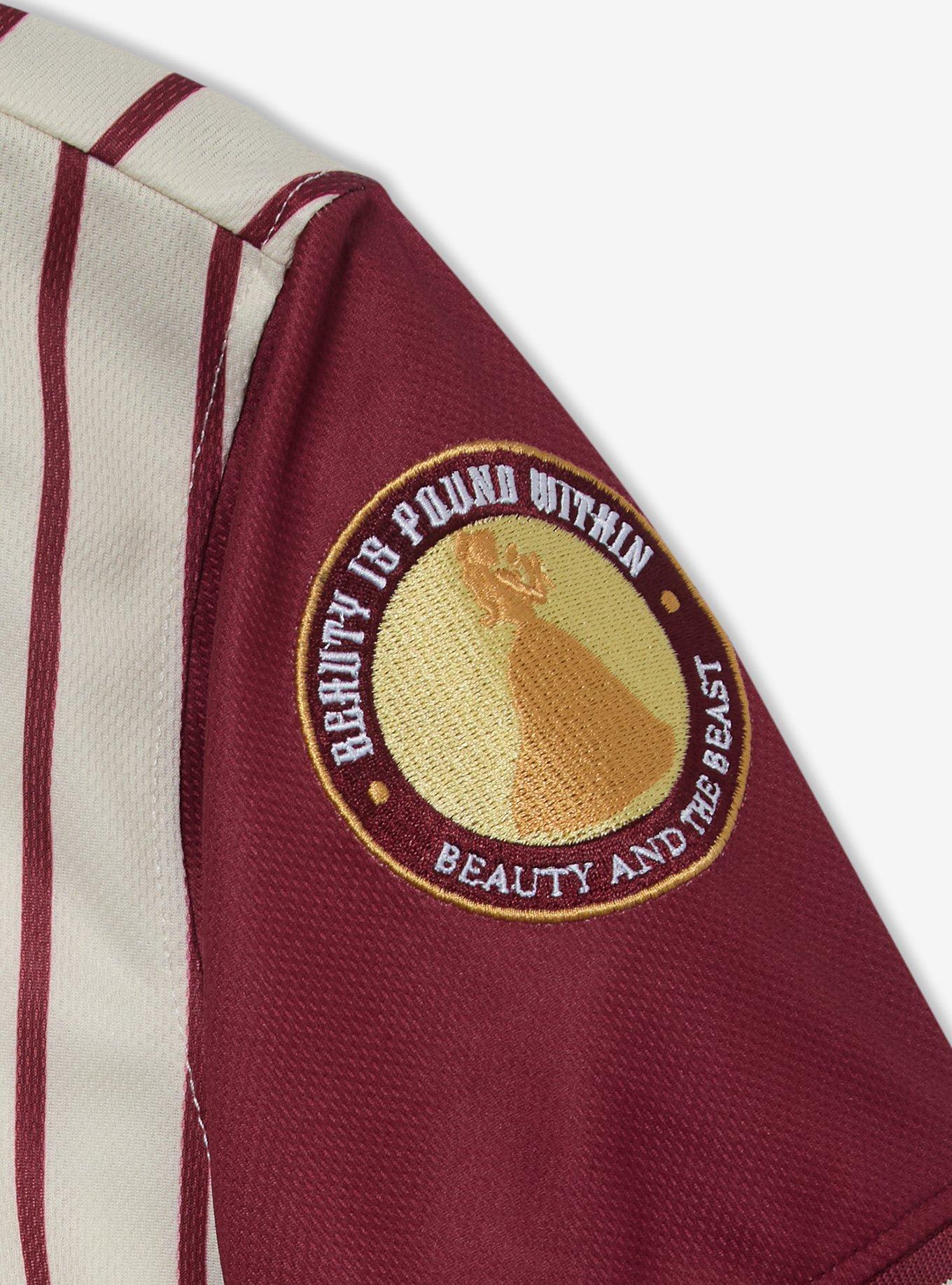 Disney Princess Belle Women's Cropped Baseball Jersey — BoxLunch Exclusive