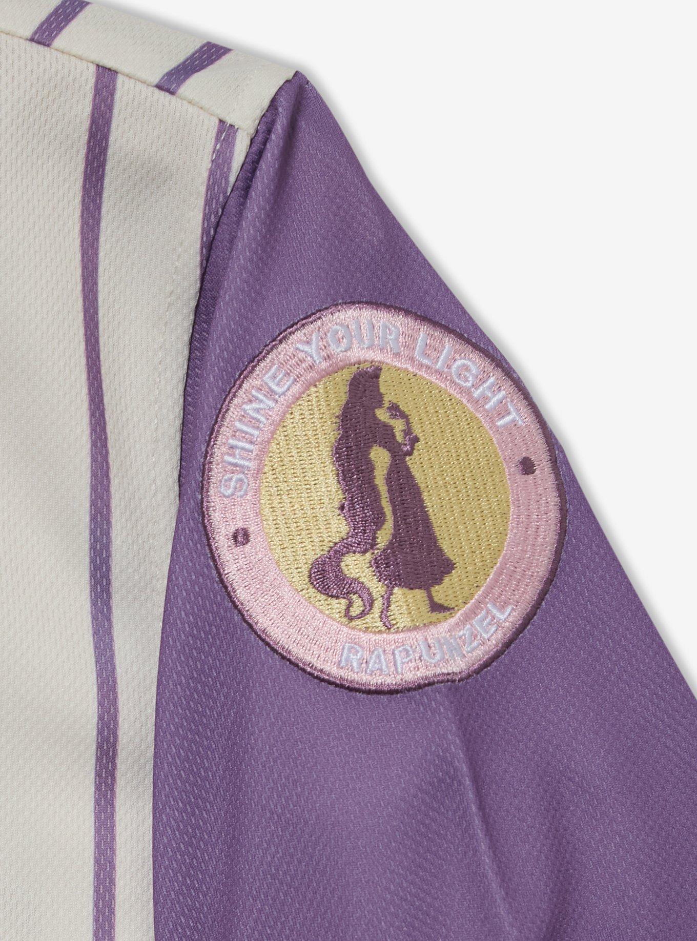 Disney Princess Rapunzel Women's Plus Cropped Baseball Jersey — BoxLunch Exclusive