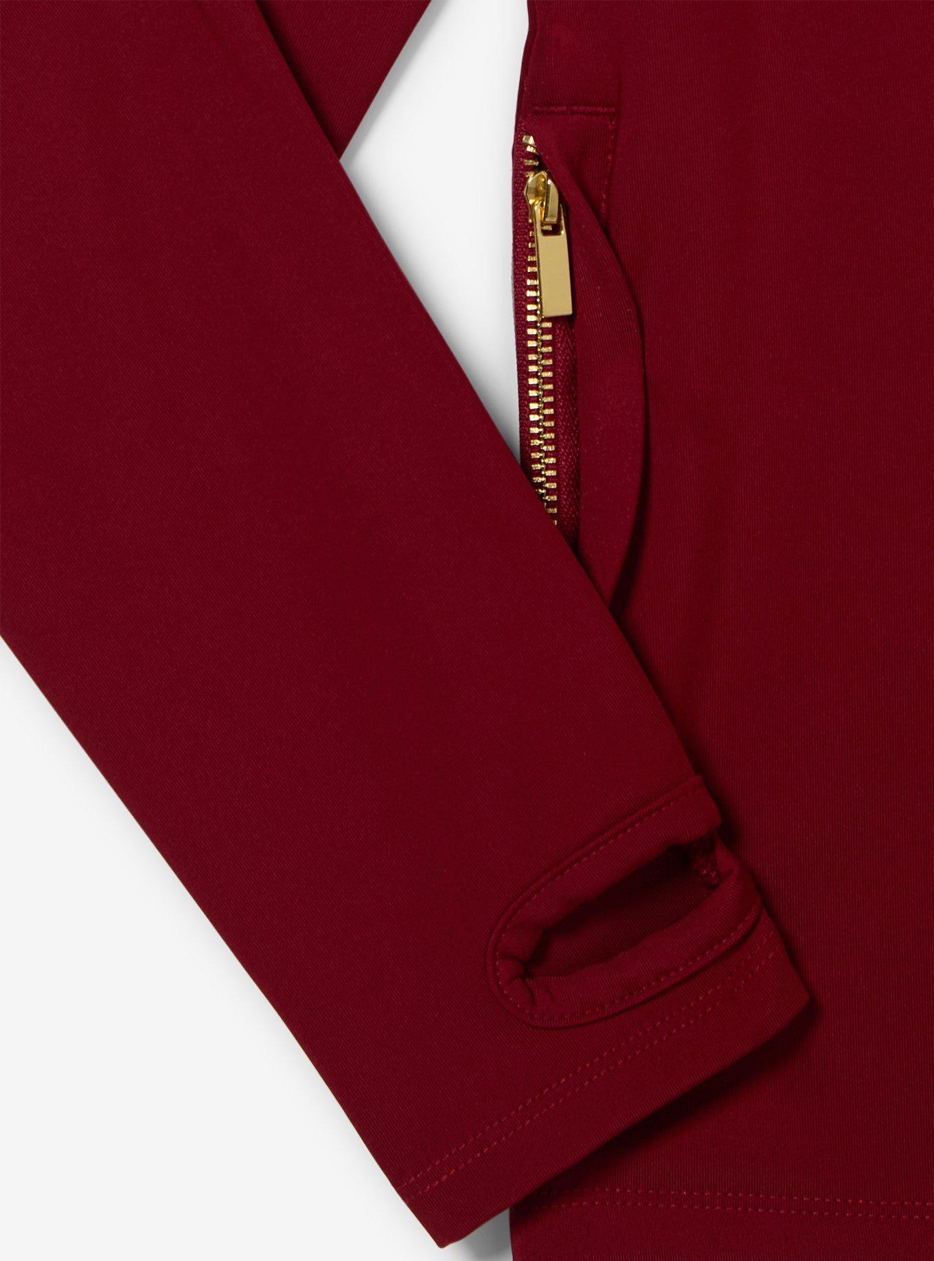 Disney Beauty and The Beast Belle Women's Plus Size Active Jacket - BoxLunch Exclusive, RED, alternate