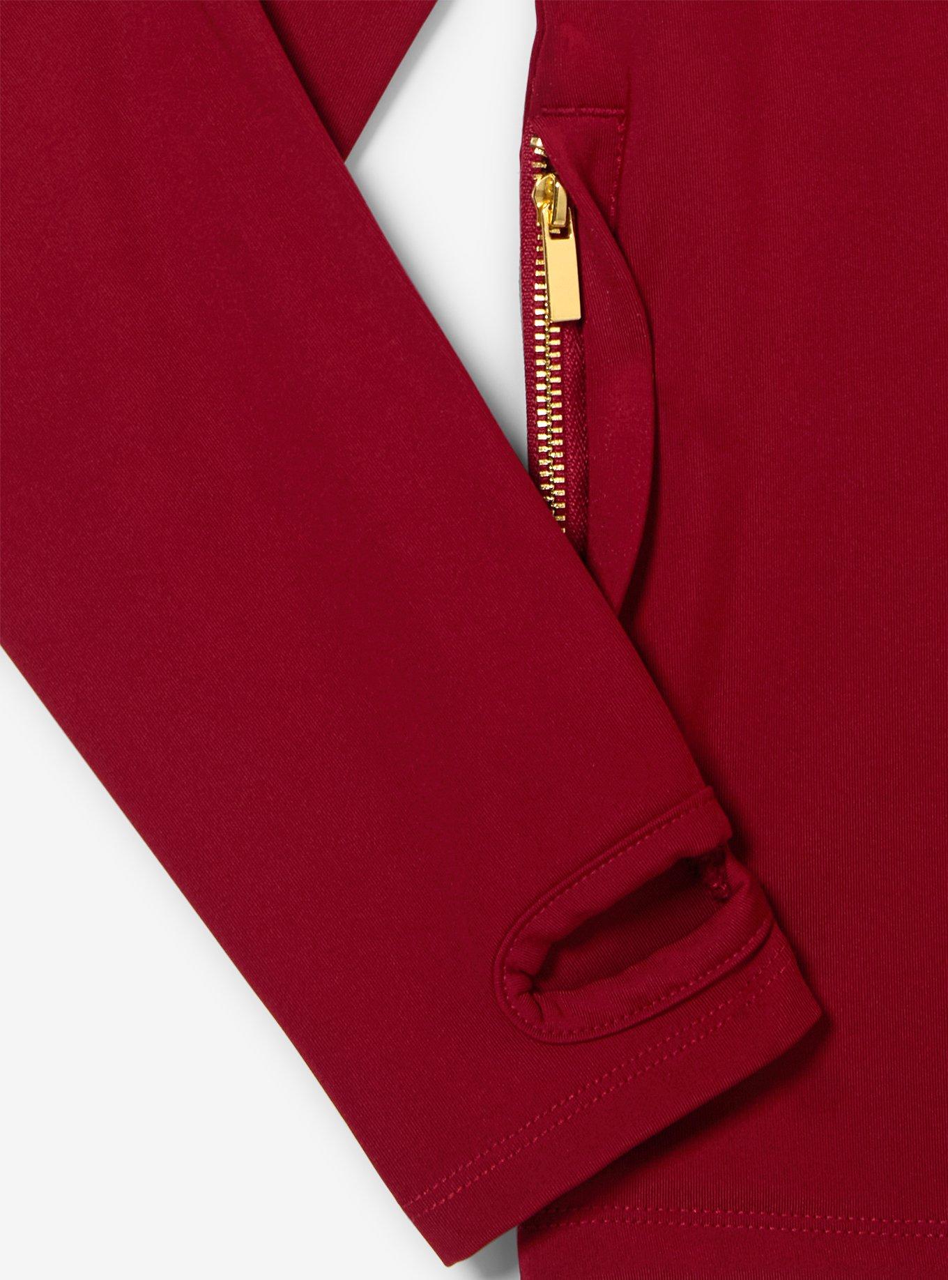 Disney Beauty and The Beast Belle Women's Plus Size Active Jacket - BoxLunch Exclusive, RED, alternate