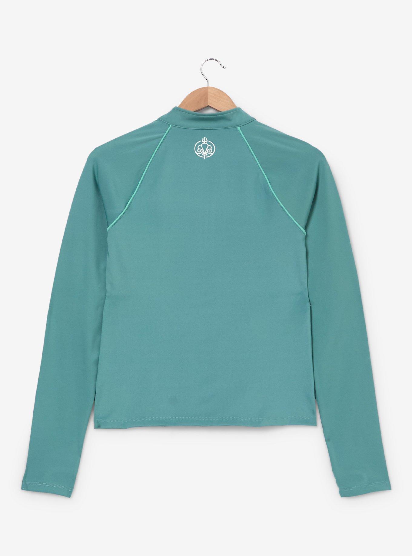 Disney The Little Mermaid Ariel Women's Plus Size Active Jacket - BoxLunch Exclusive, SEAFOAM, alternate