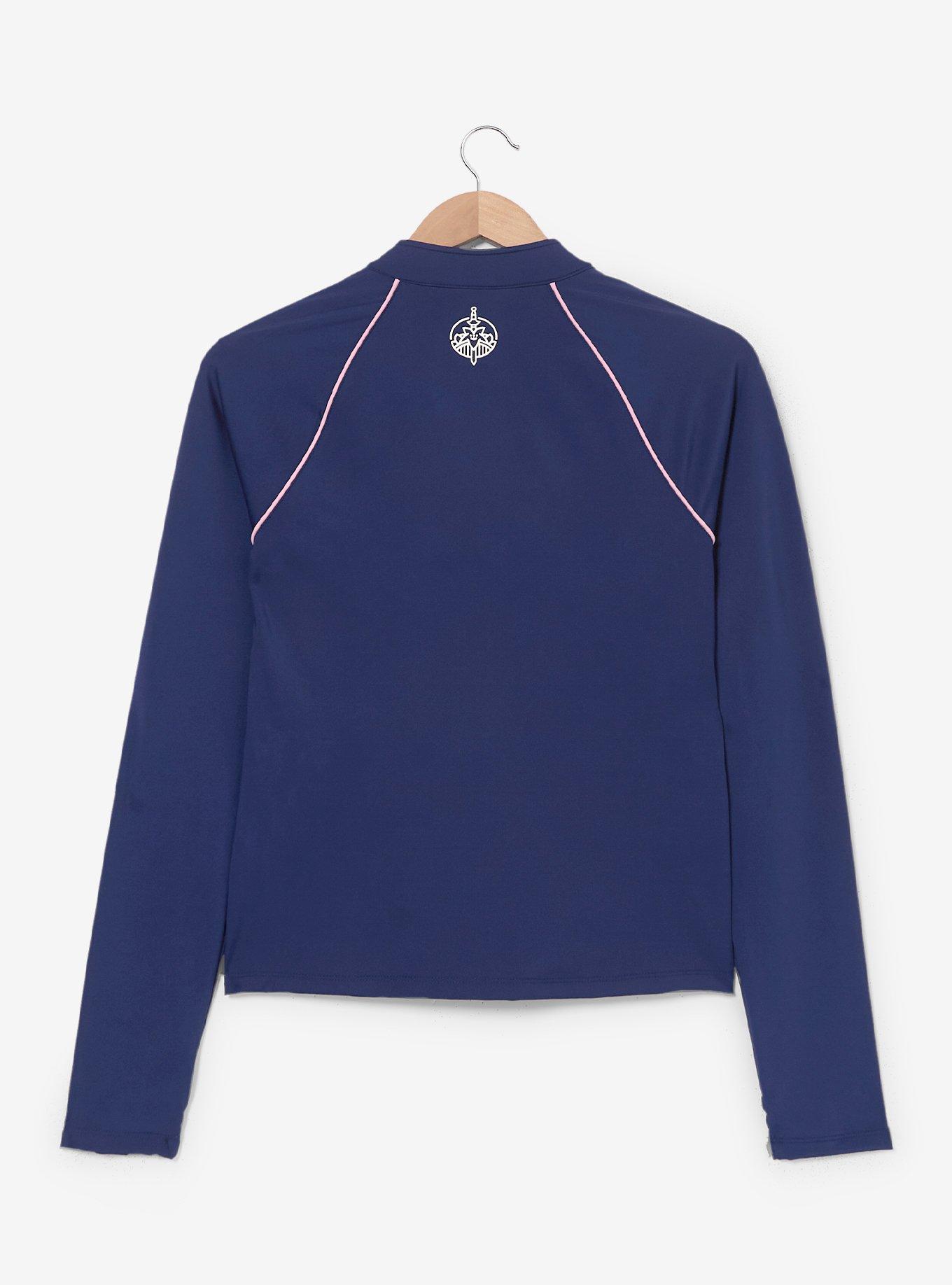 Disney Mulan Women's Plus Size Active Jacket &mdash; BoxLunch Exclusive, NAVY, alternate