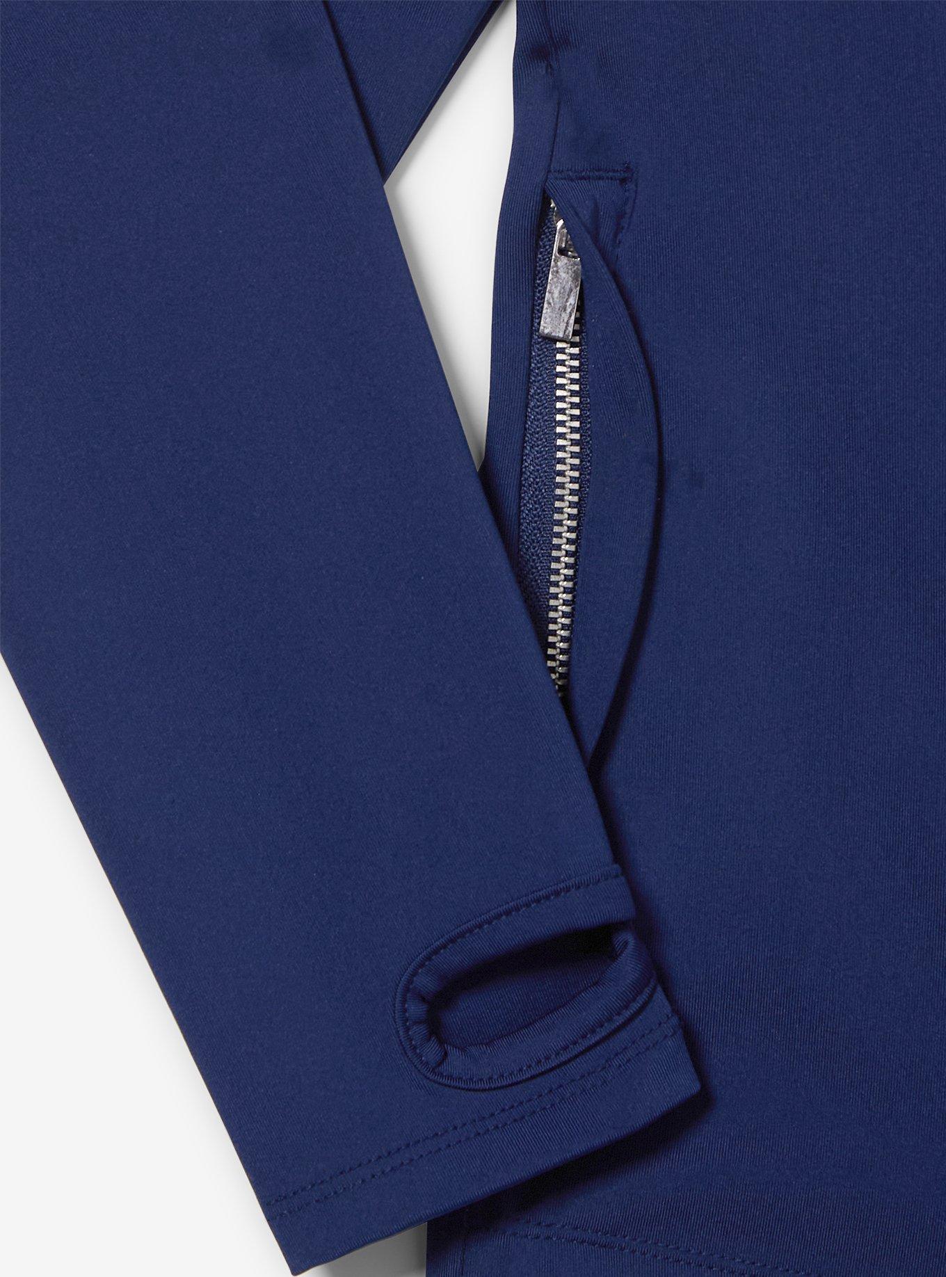 Disney Mulan Women's Plus Size Active Jacket &mdash; BoxLunch Exclusive, NAVY, alternate