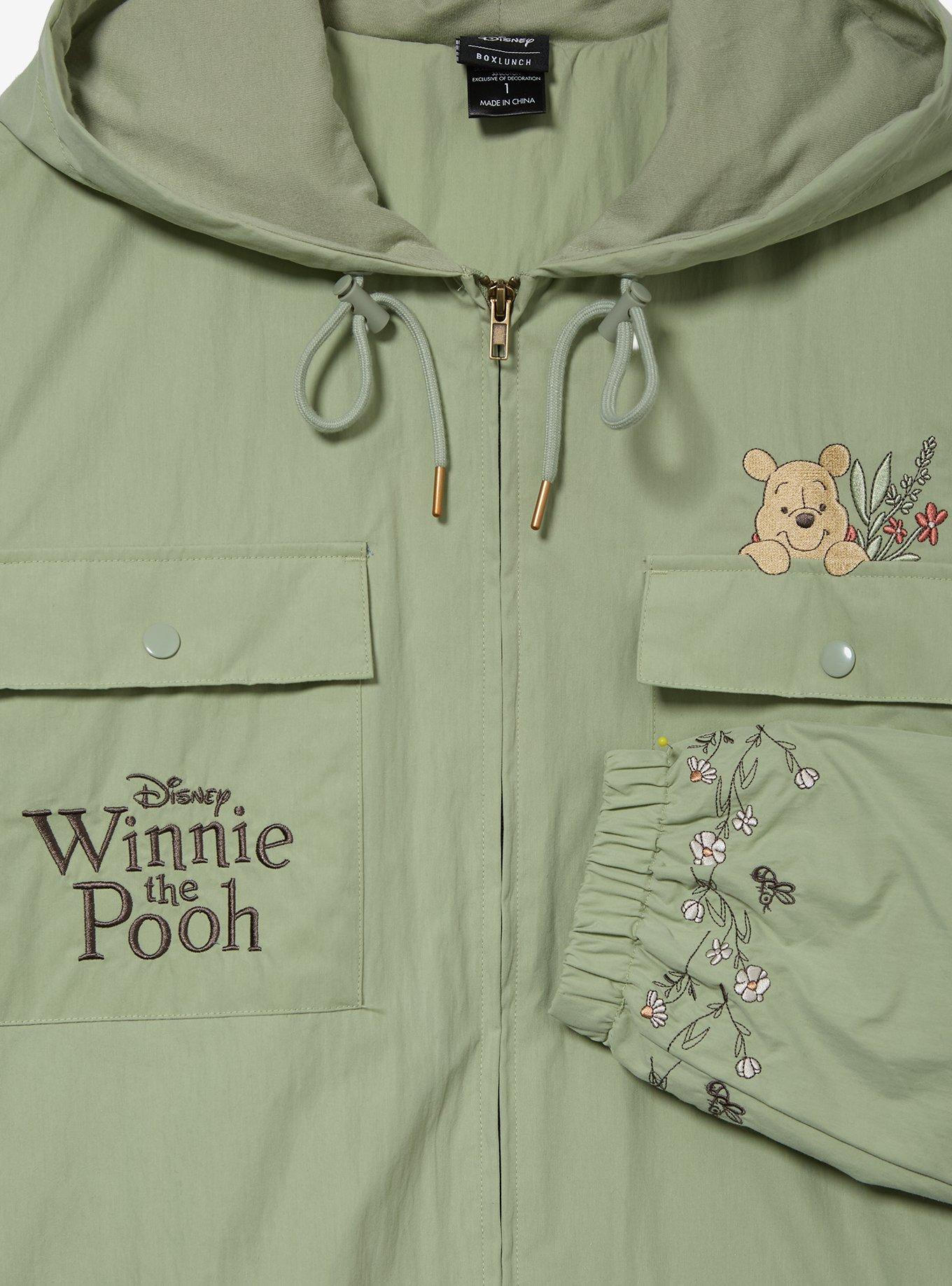 Disney Winnie the Pooh Green Women's Plus Cropped Jacket — BoxLunch Exclusive