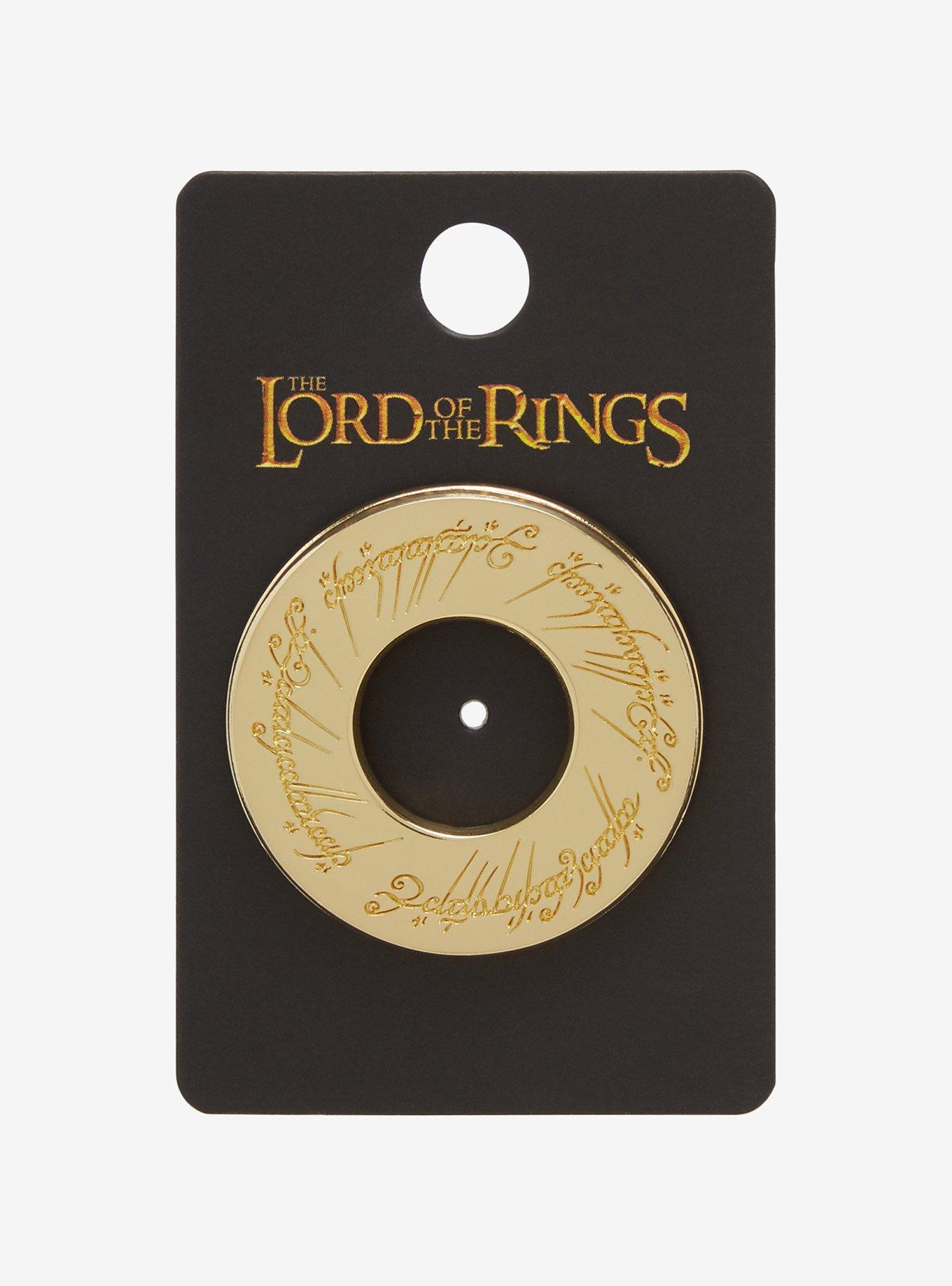 The Lord Of The Rings One Ring Spinner Enamel Pin Hot Topic Exclusive, , hi-res