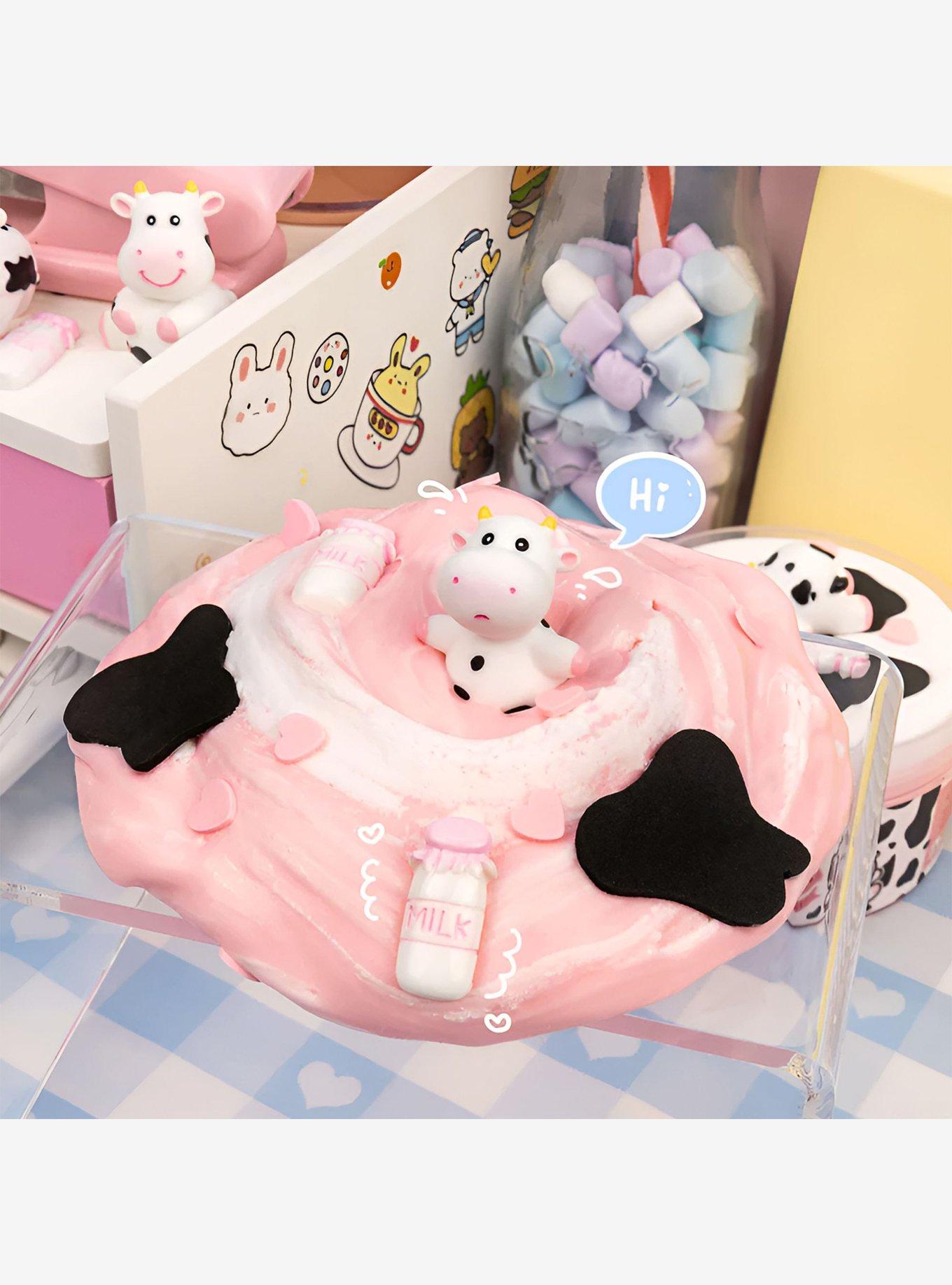 Kawaii Slime Company Straw-Dairy Cow Slime, , alternate