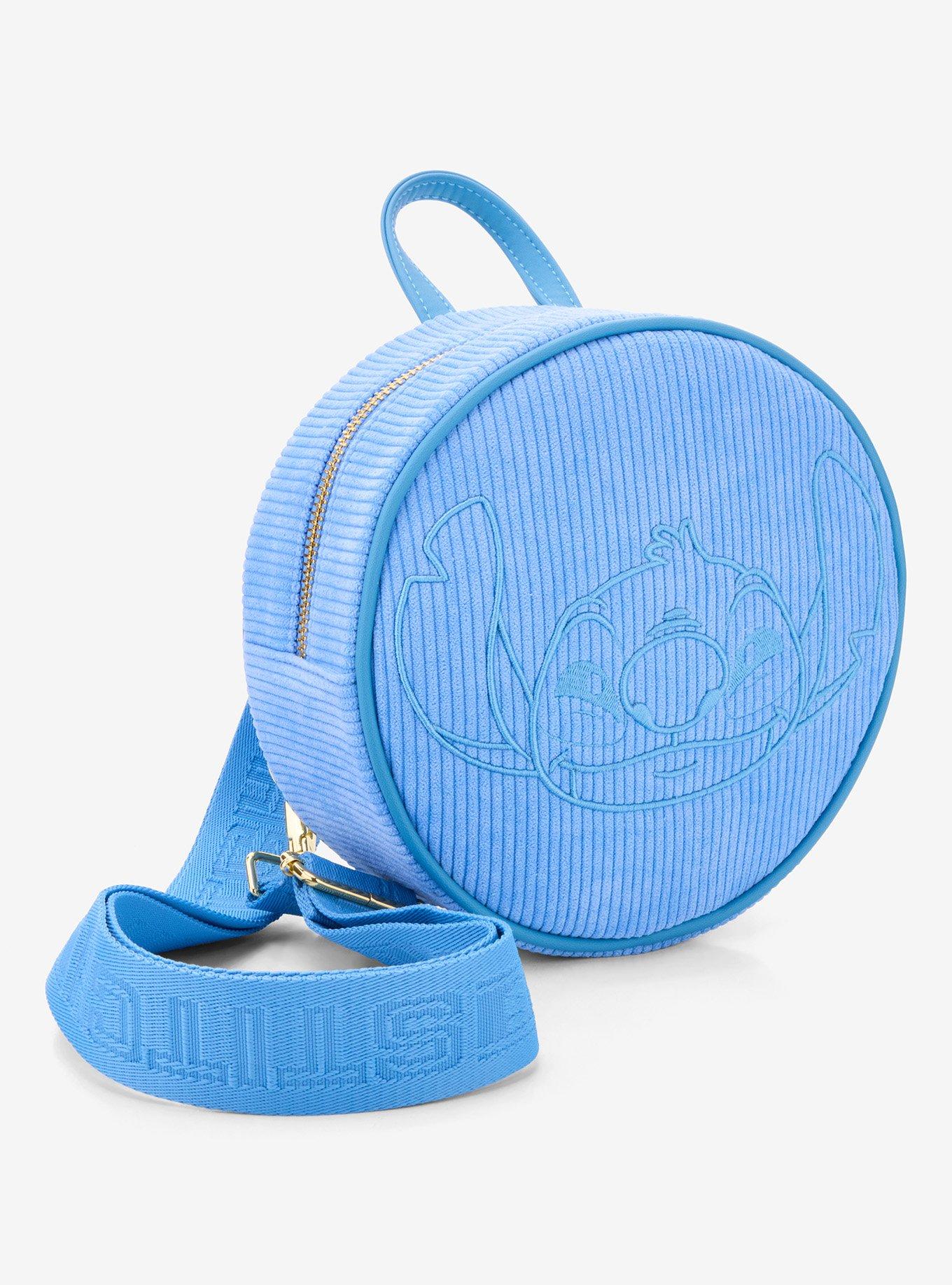 Loungefly Disney Lilo & Stitch Corduroy Embroidered Stitch Convertible Mini Backpack - BoxLunch Exclusive, , hi-res