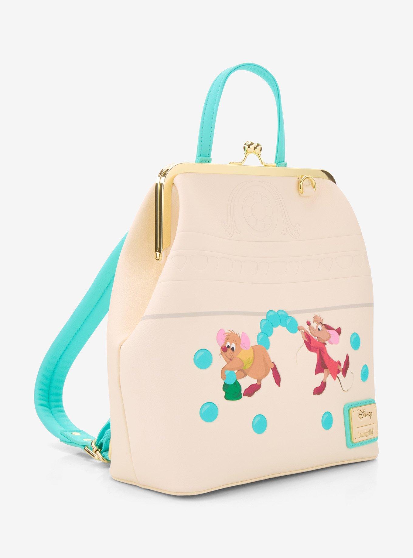 Loungefly Disney Cinderella Jaq & Gus Beads Mini Backpack - BoxLunch Exclusive, , hi-res