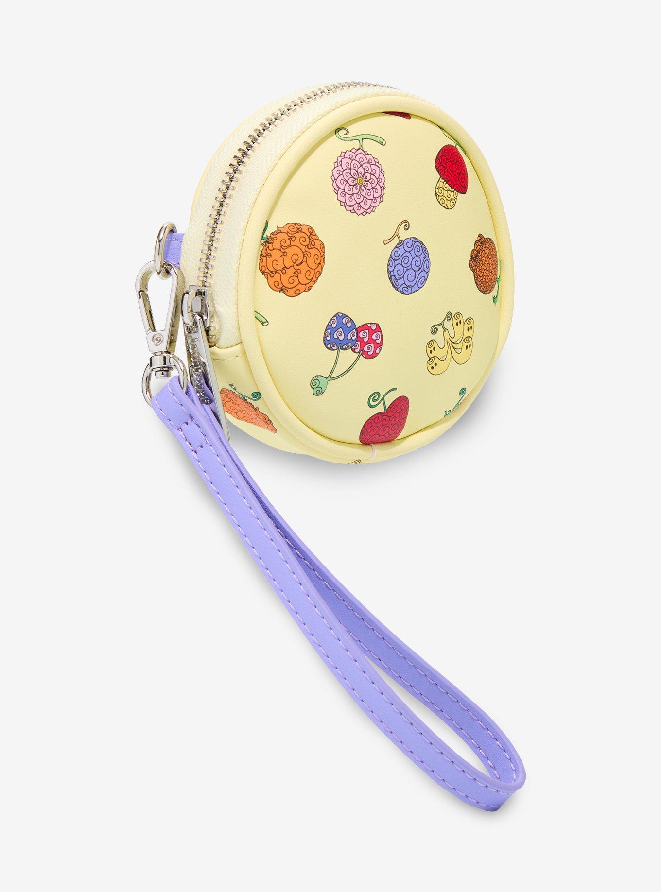 Loungefly One Piece Devil Fruit Allover Print Coin Purse - BoxLunch Exclusive, , hi-res