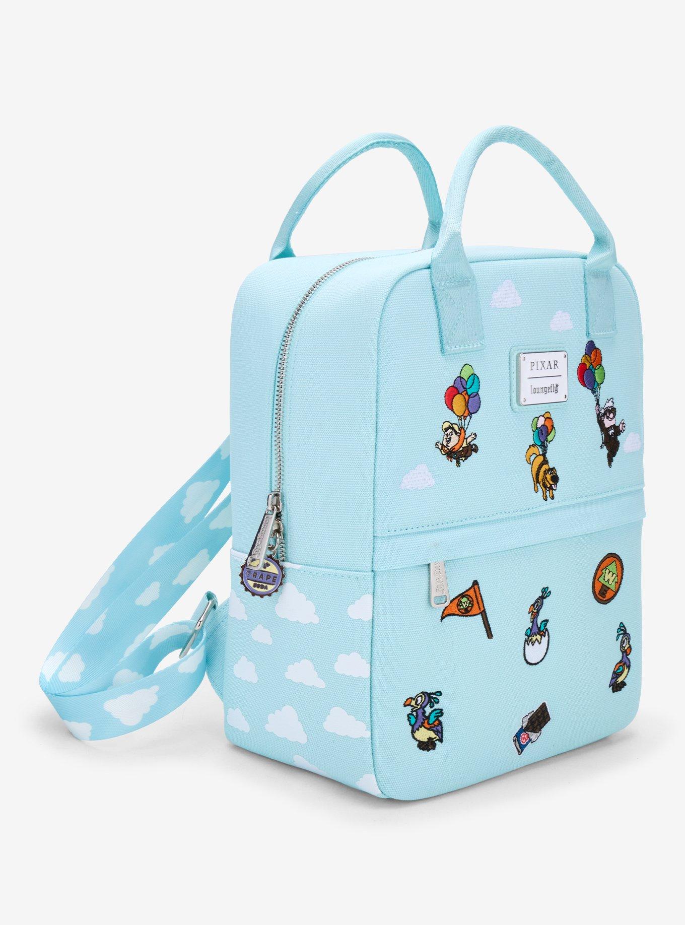 Loungefly Disney Pixar Up Embroidered Icons Canvas Mini Backpack &mdash; BoxLunch Exclusive, , hi-res