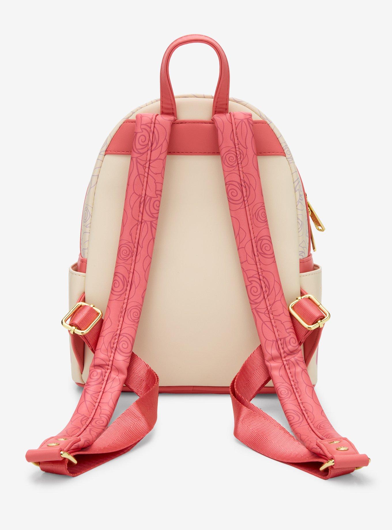 Loungefly Disney Sleeping Beauty Aurora Floral Magnetic Door Mini Backpack - BoxLunch Exclusive, , alternate