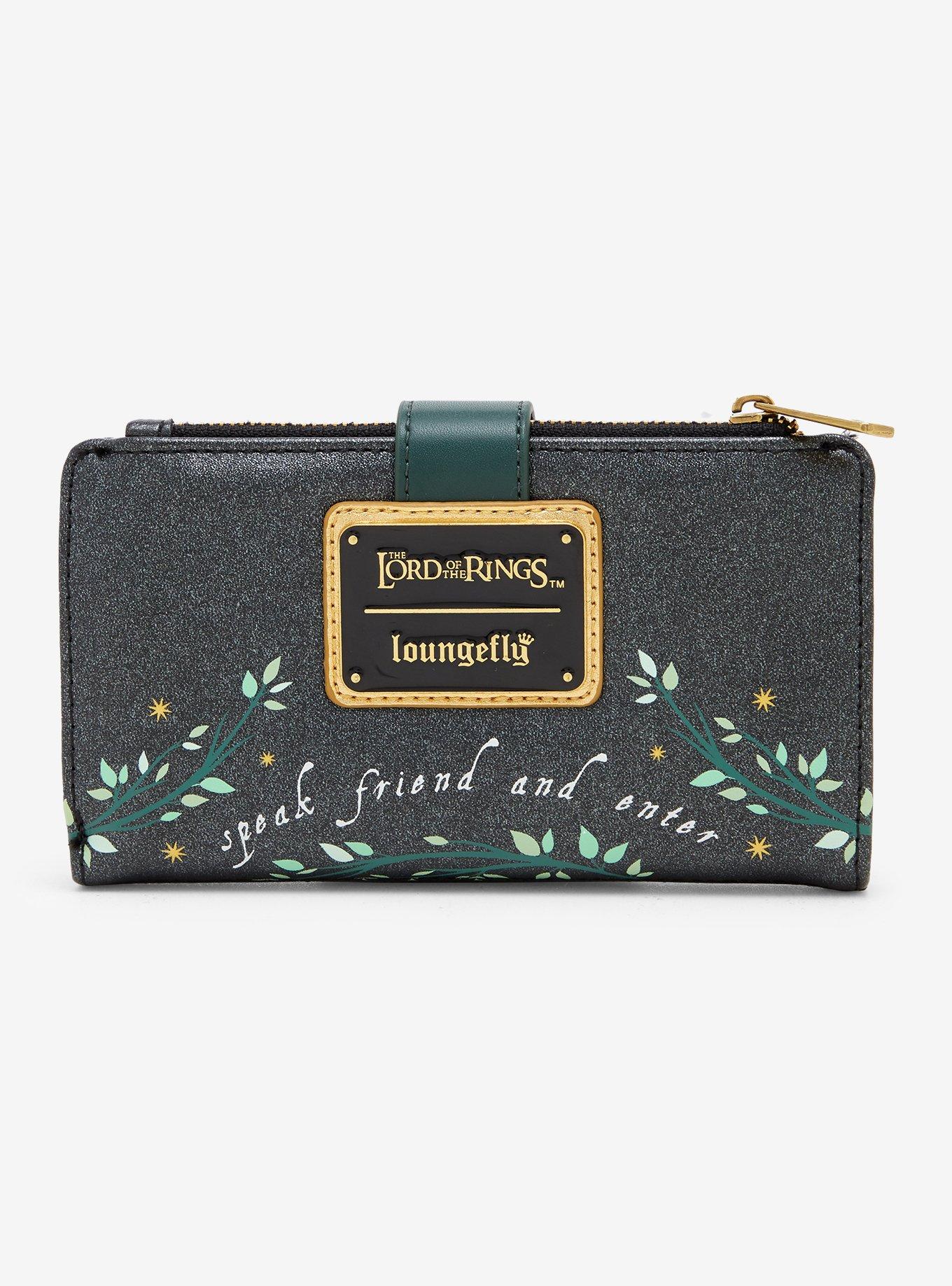 Loungefly The Lord of the Rings Doors of Durin Glow-in-the-Dark Zip Wallet &mdash; BoxLunch Exclusive, , alternate