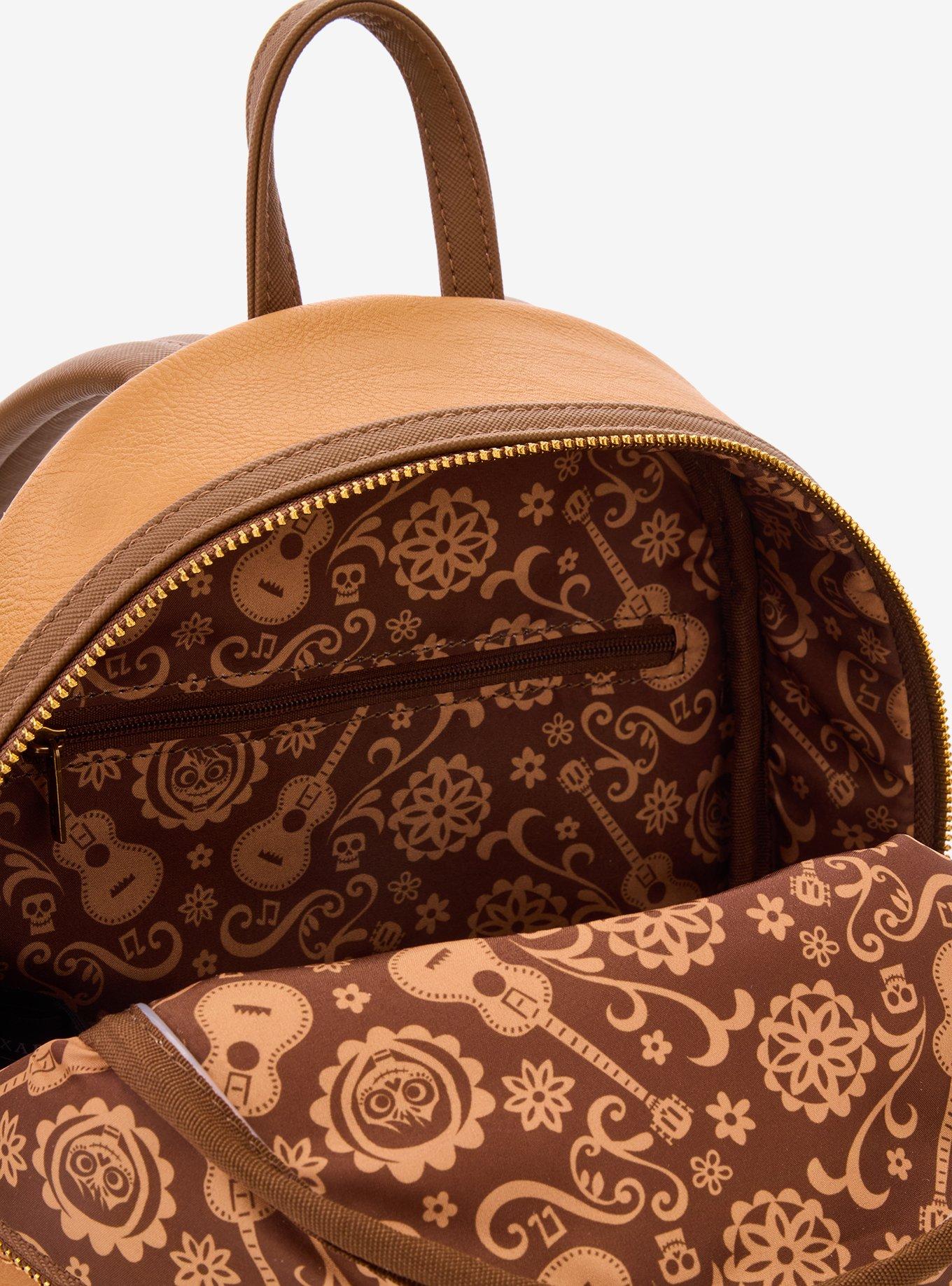 Loungefly Disney Pixar Coco Floral Miguel Tonal Mini Backpack - BoxLunch Exclusive, , alternate