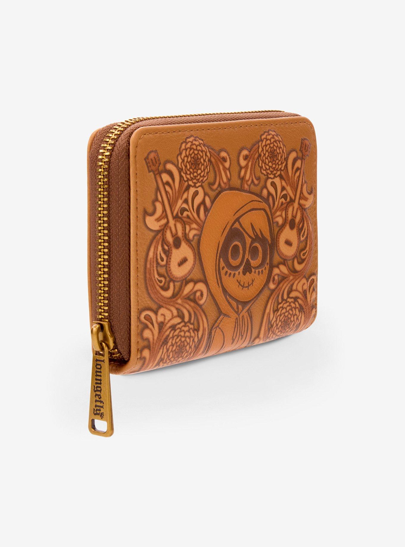 Loungefly Disney Pixar Coco Floral Miguel Tonal Wallet - BoxLunch Exclusive, , hi-res