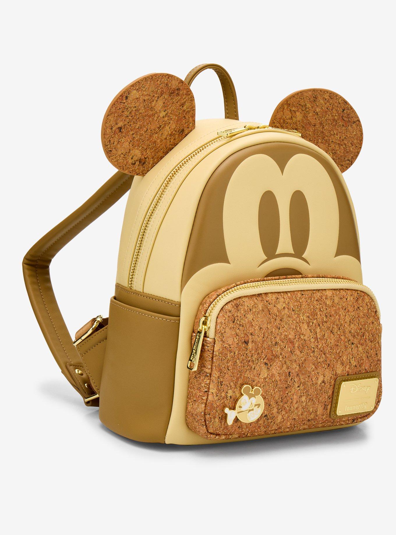 Loungefly Disney Mickey Mouse Corkboard Pin Display Ears Mini Backpack with Pin - BoxLunch Exclusive, , hi-res