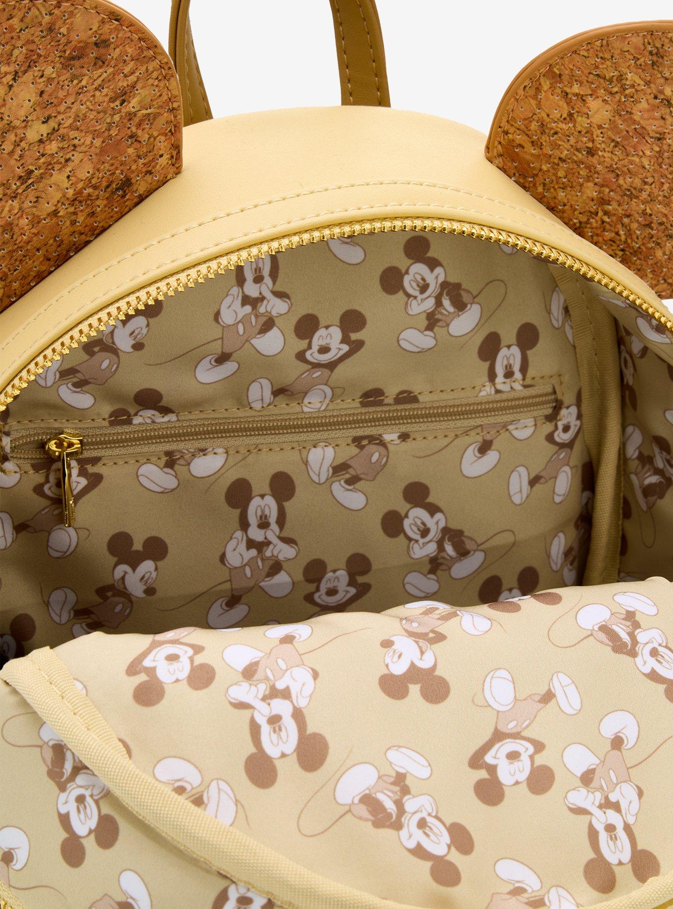 Loungefly Disney Mickey Mouse Corkboard Pin Display Ears Mini Backpack with Pin - BoxLunch Exclusive