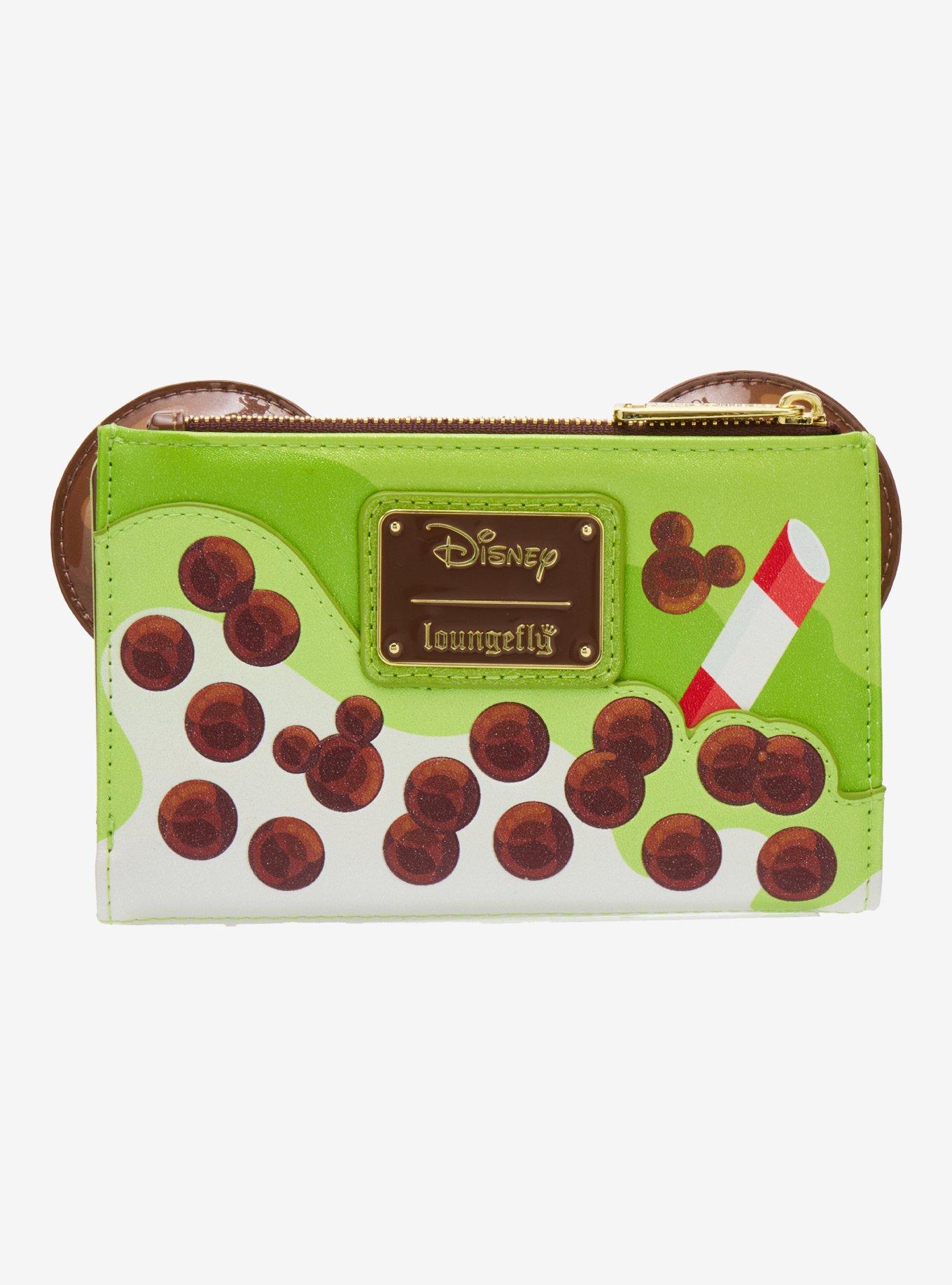 Loungefly Disney Mickey Mouse Green Tea Boba Figural Wallet - BoxLunch Exclusive, , alternate
