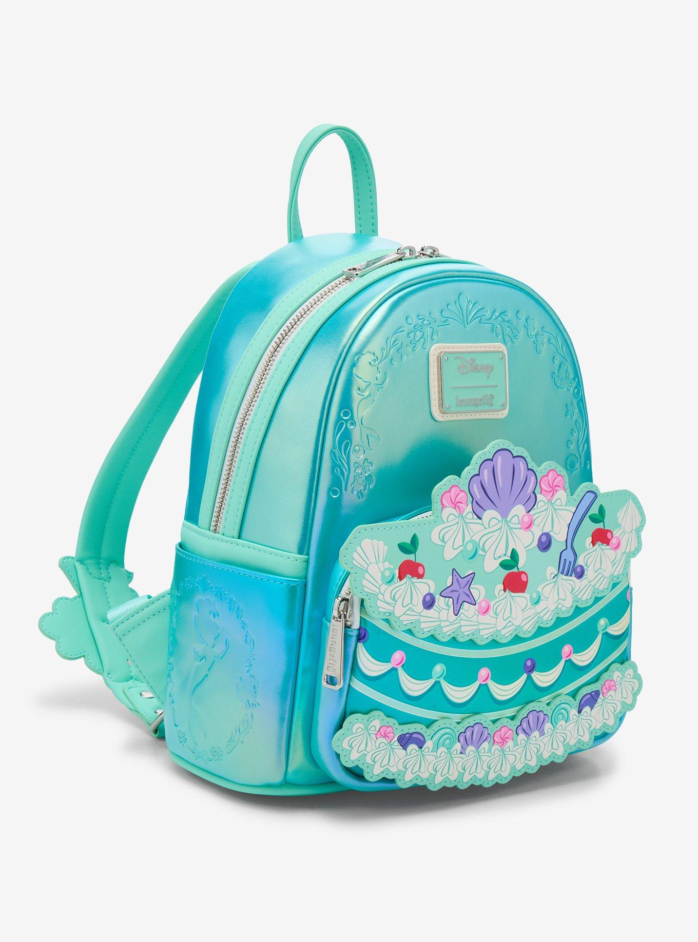 Loungefly Disney The Little Mermaid Ariel Cake Mini Backpack - BoxLunch Exclusive, , hi-res