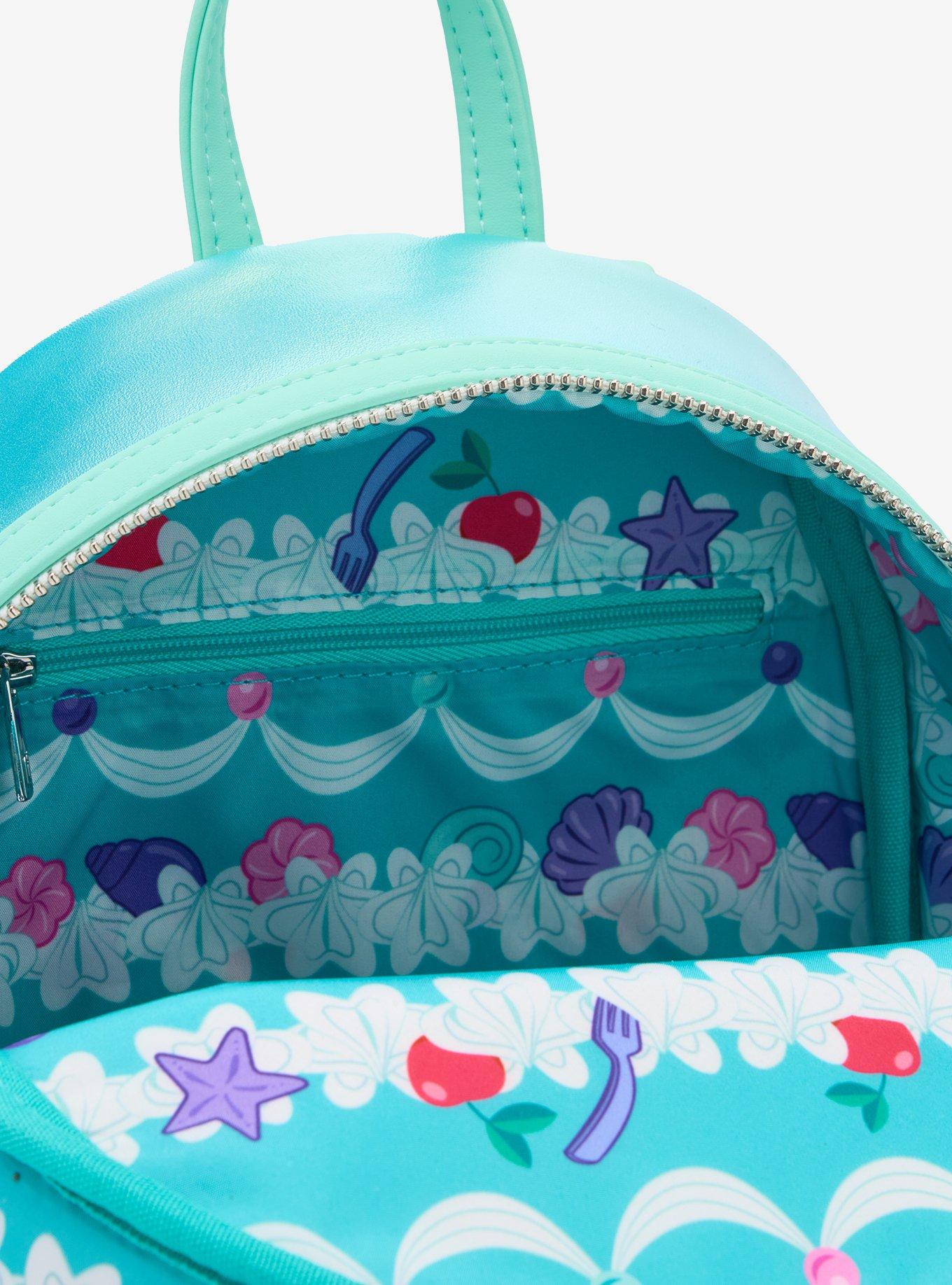 Loungefly Disney The Little Mermaid Ariel Cake Mini Backpack - BoxLunch Exclusive, , alternate