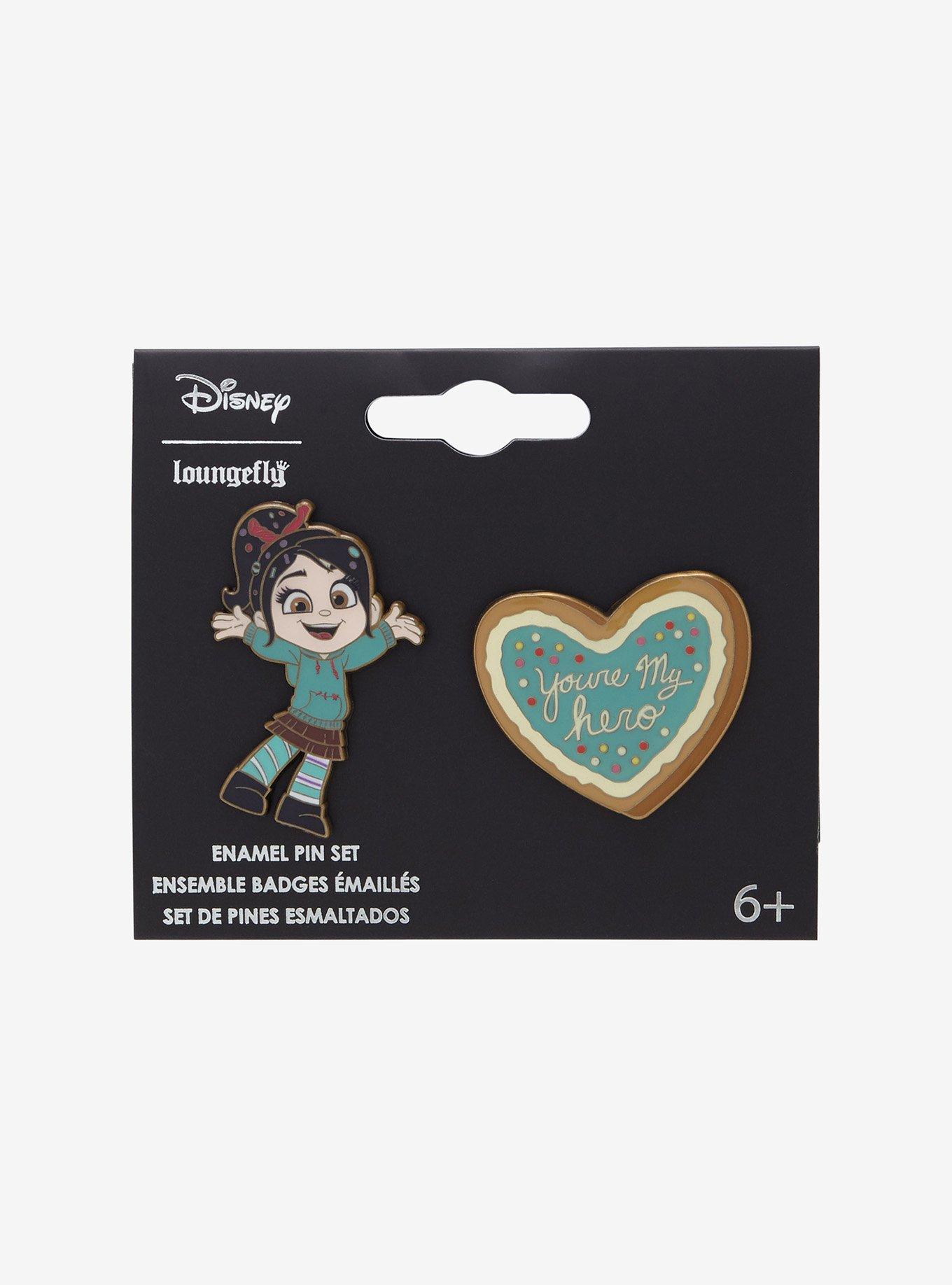 Loungefly Disney Wreck-It Ralph Vanellope Enamel Pin Set Hot Topic Exclusive, , hi-res