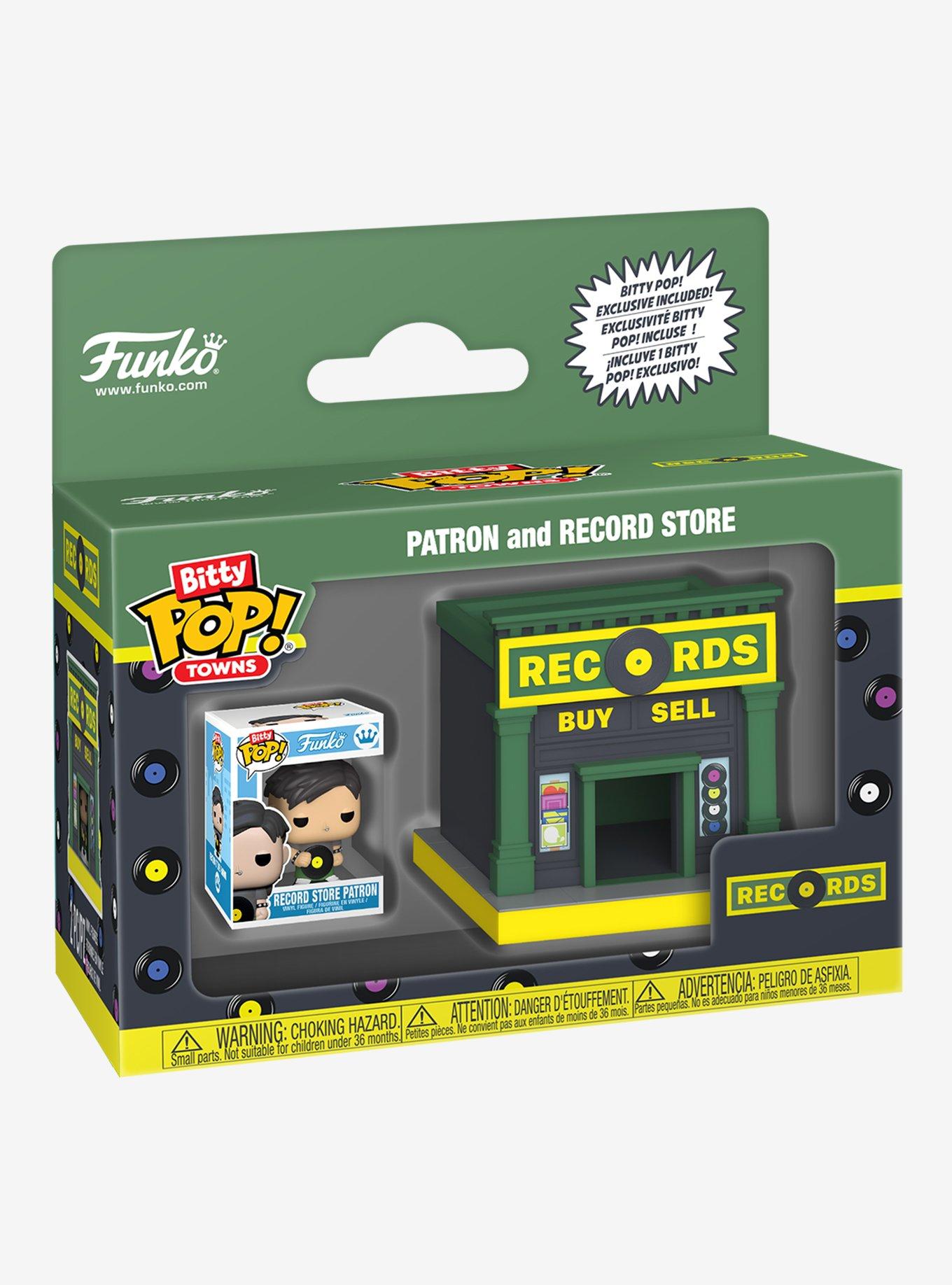 Funko Bitty Pop! Towns Patron And Record Store Vinyl Figure Set, , hi-res