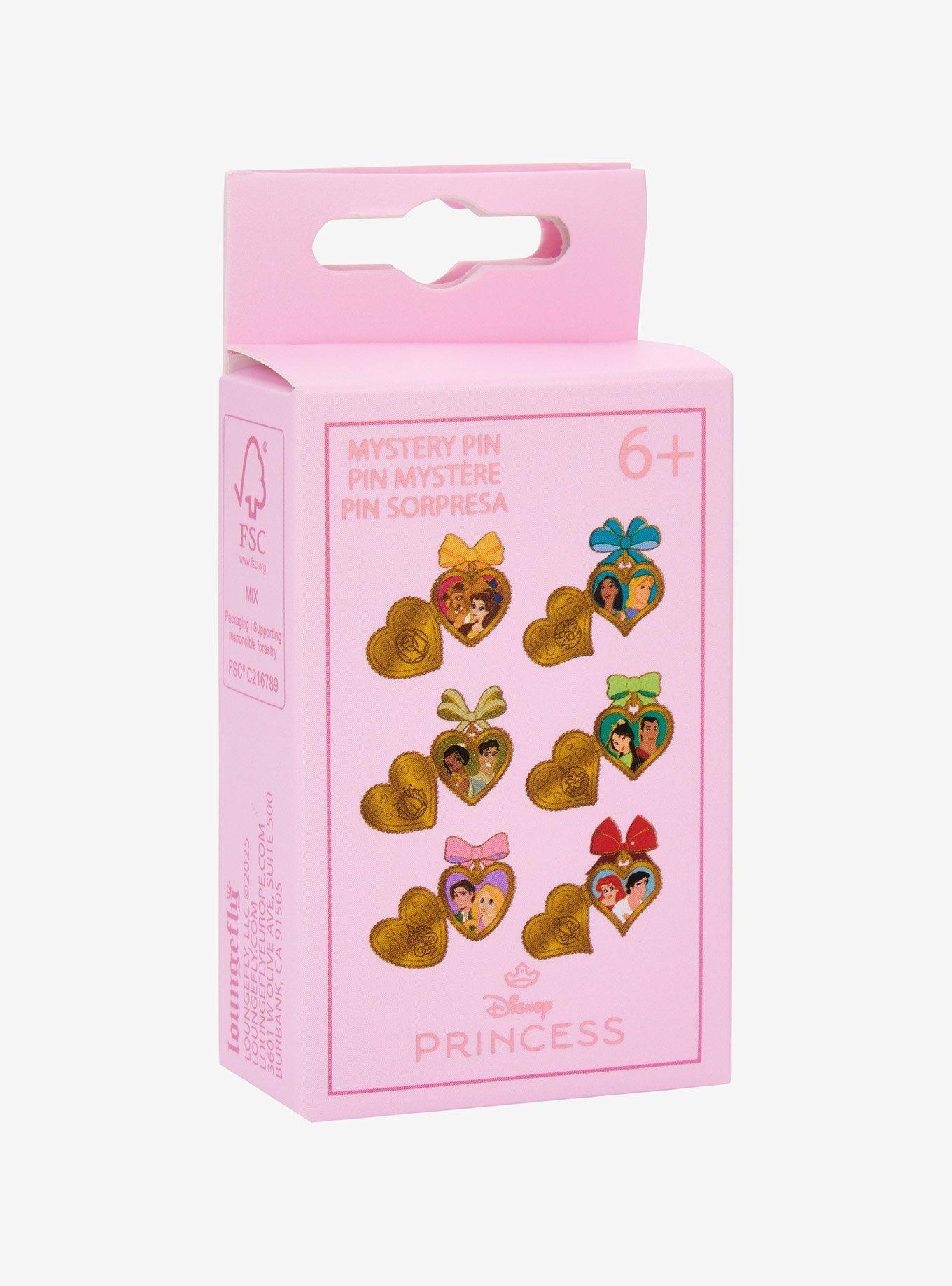 Loungefly Disney Princess Couple Locket Blind Box Enamel Pin Hot Topic Exclusive, , hi-res