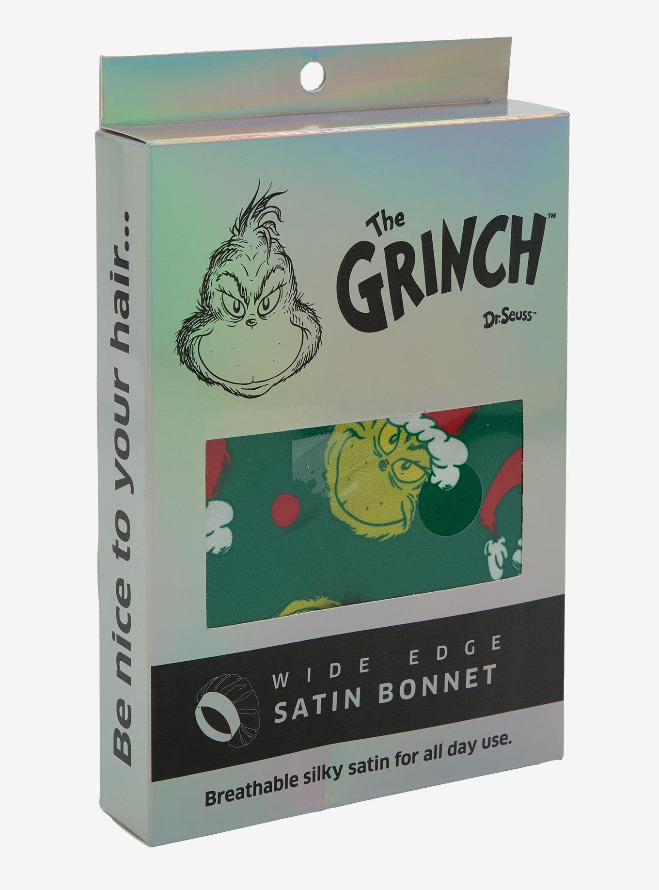 How the Grinch Stole Christmas Allover Print Satin Bonnet - BoxLunch Exclusive
