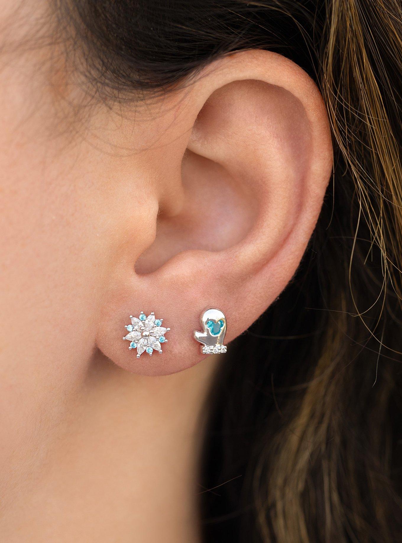Disney X Girls Crew Snow Day Mismatch Stud Earring Set, , alternate - view 4