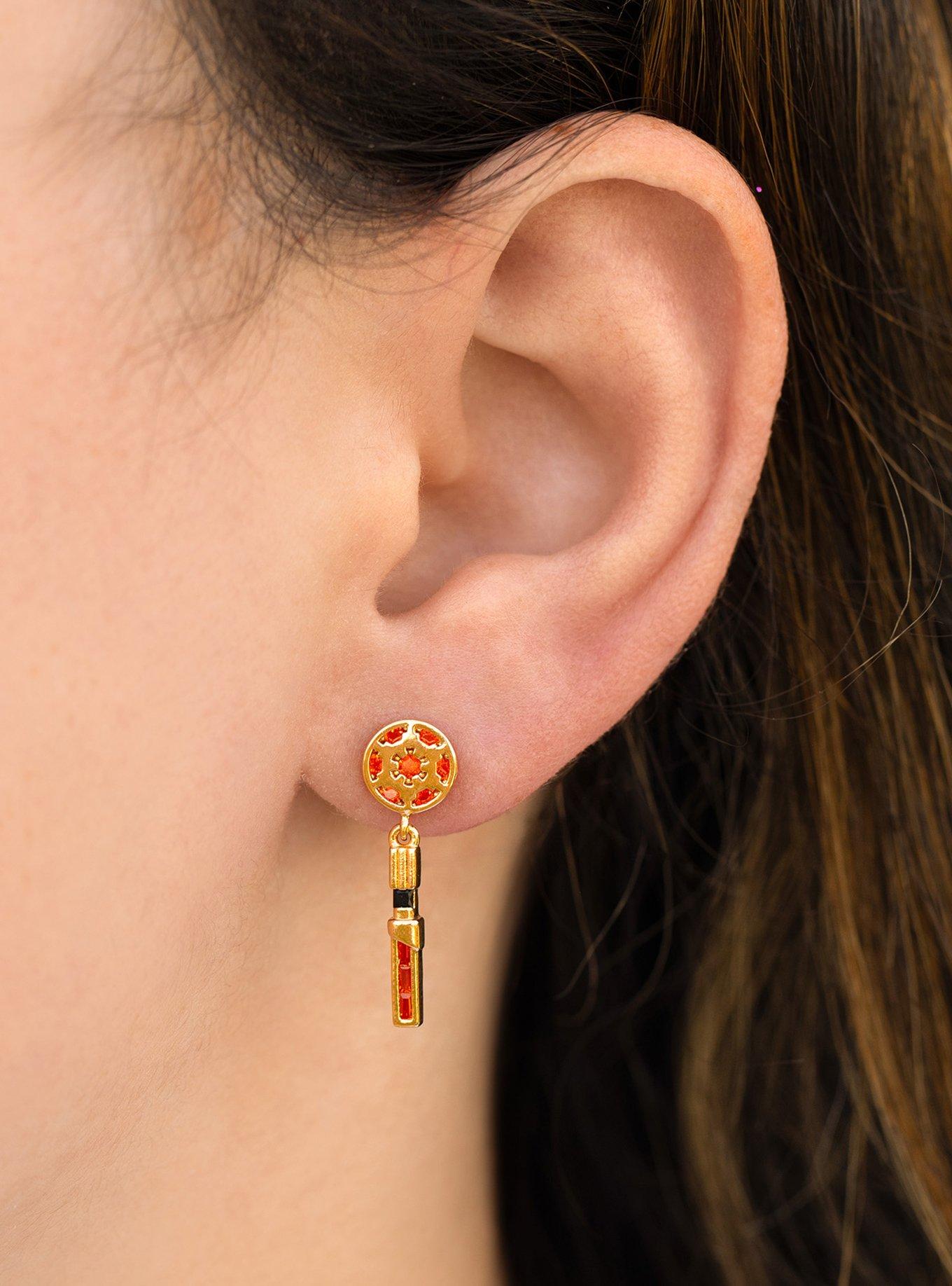Star Wars X Girls Crew Imperial Lightsaber Drop Earrings, , hi-res