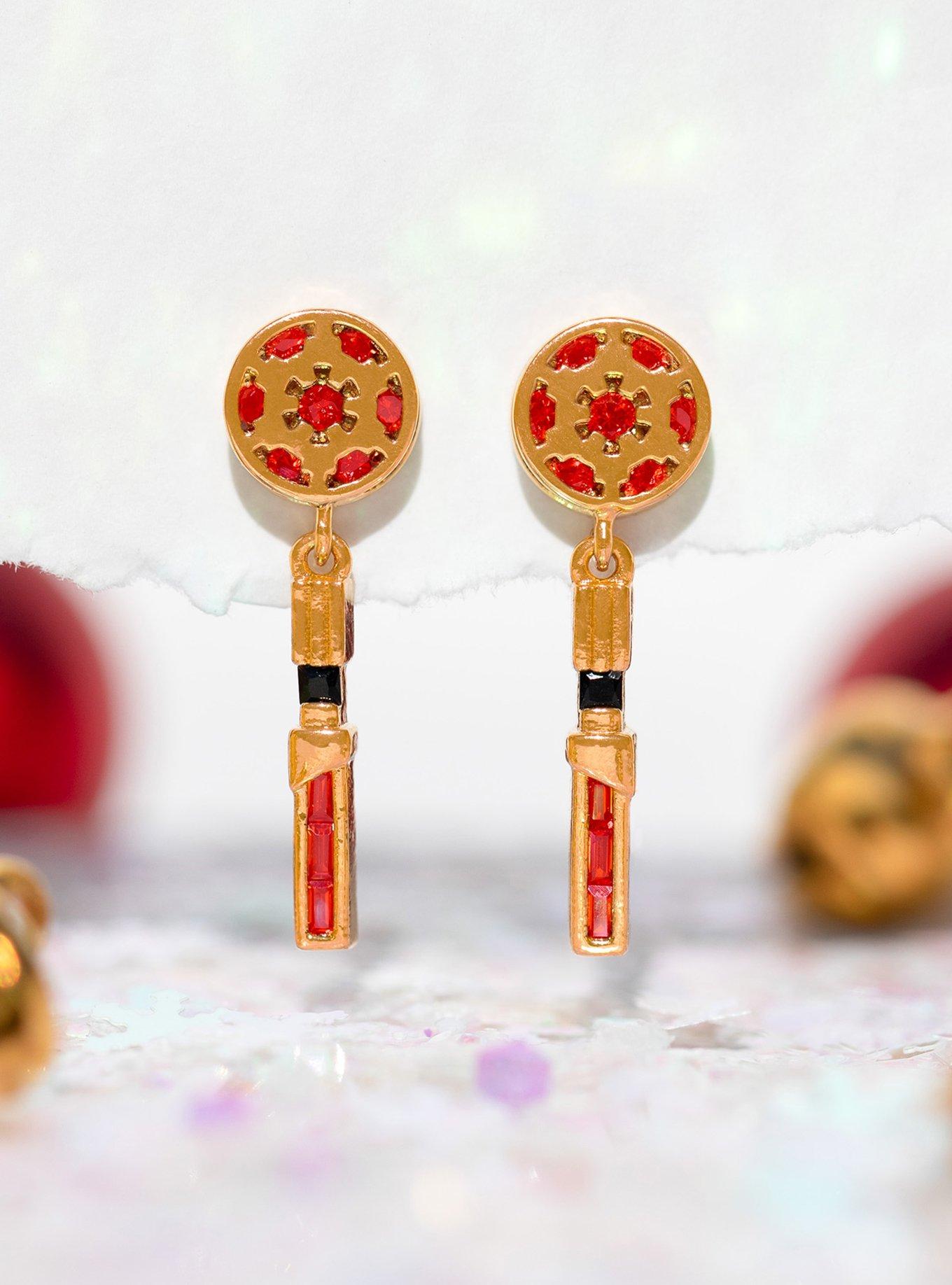 Star Wars X Girls Crew Imperial Lightsaber Drop Earrings, , alternate