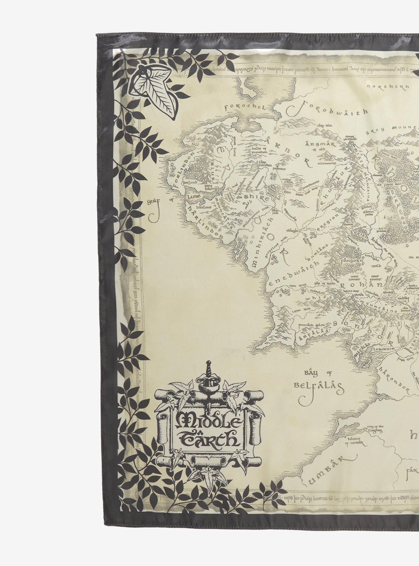 Her Universe The Lord Of The Rings Middle-Earth Map Scarf Her Universe Exclusive, , hi-res