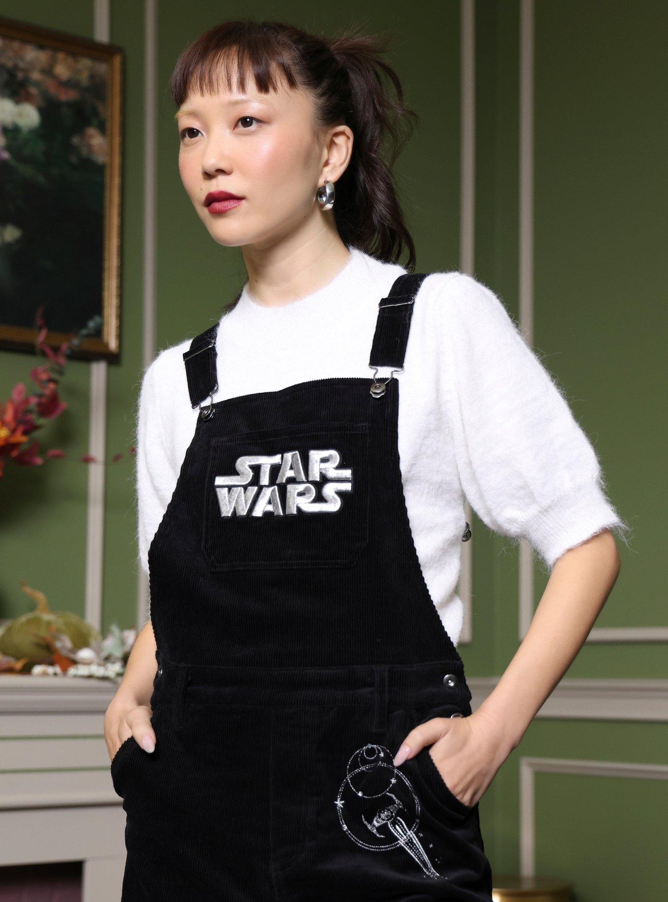 Her Universe Star Wars Ships Wide Leg Overalls Her Universe Exclusive, BLACK  SILVER, alternate - view 4