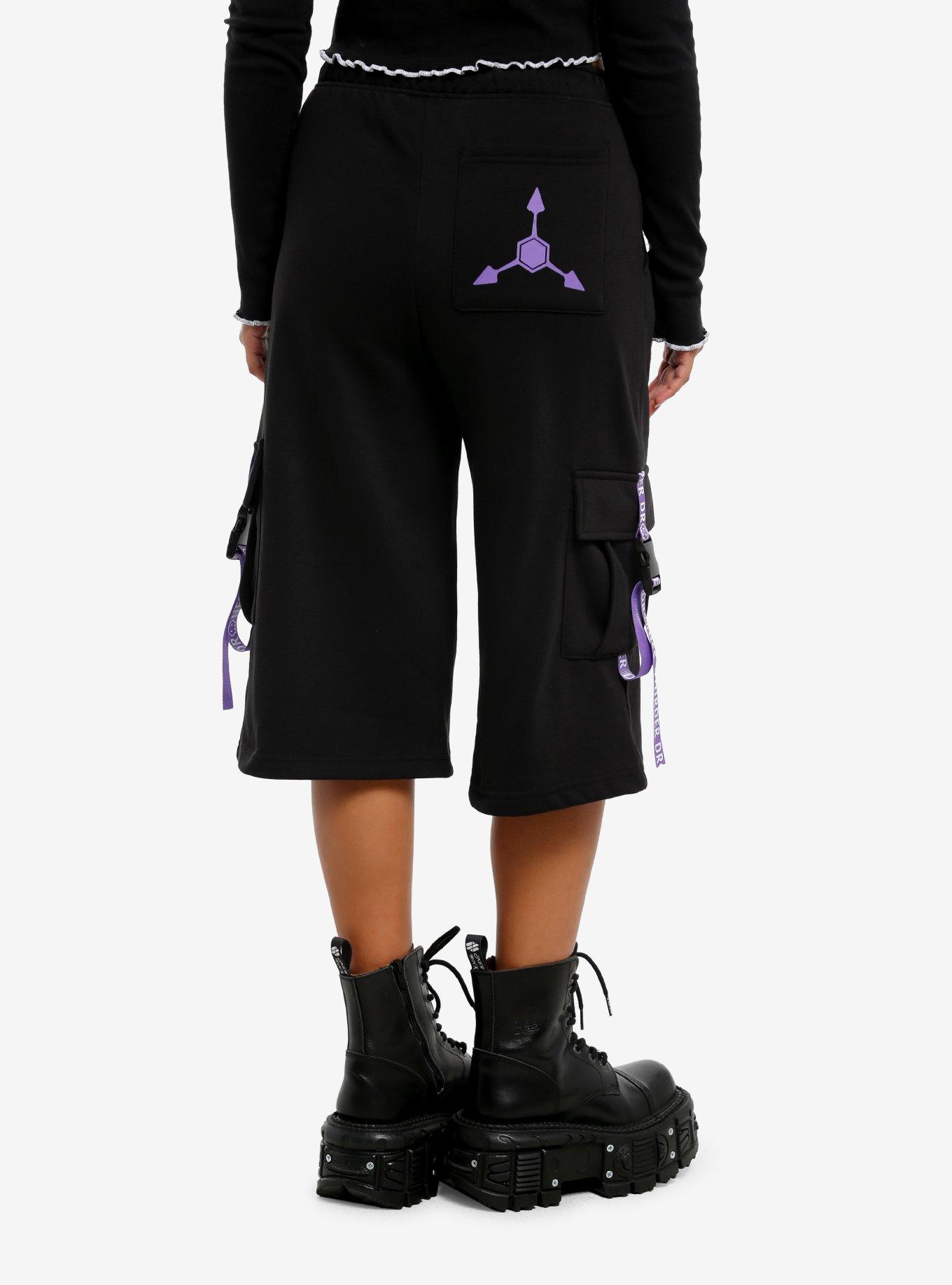 Murder Drones Black Fleece Lounge Shorts, , hi-res