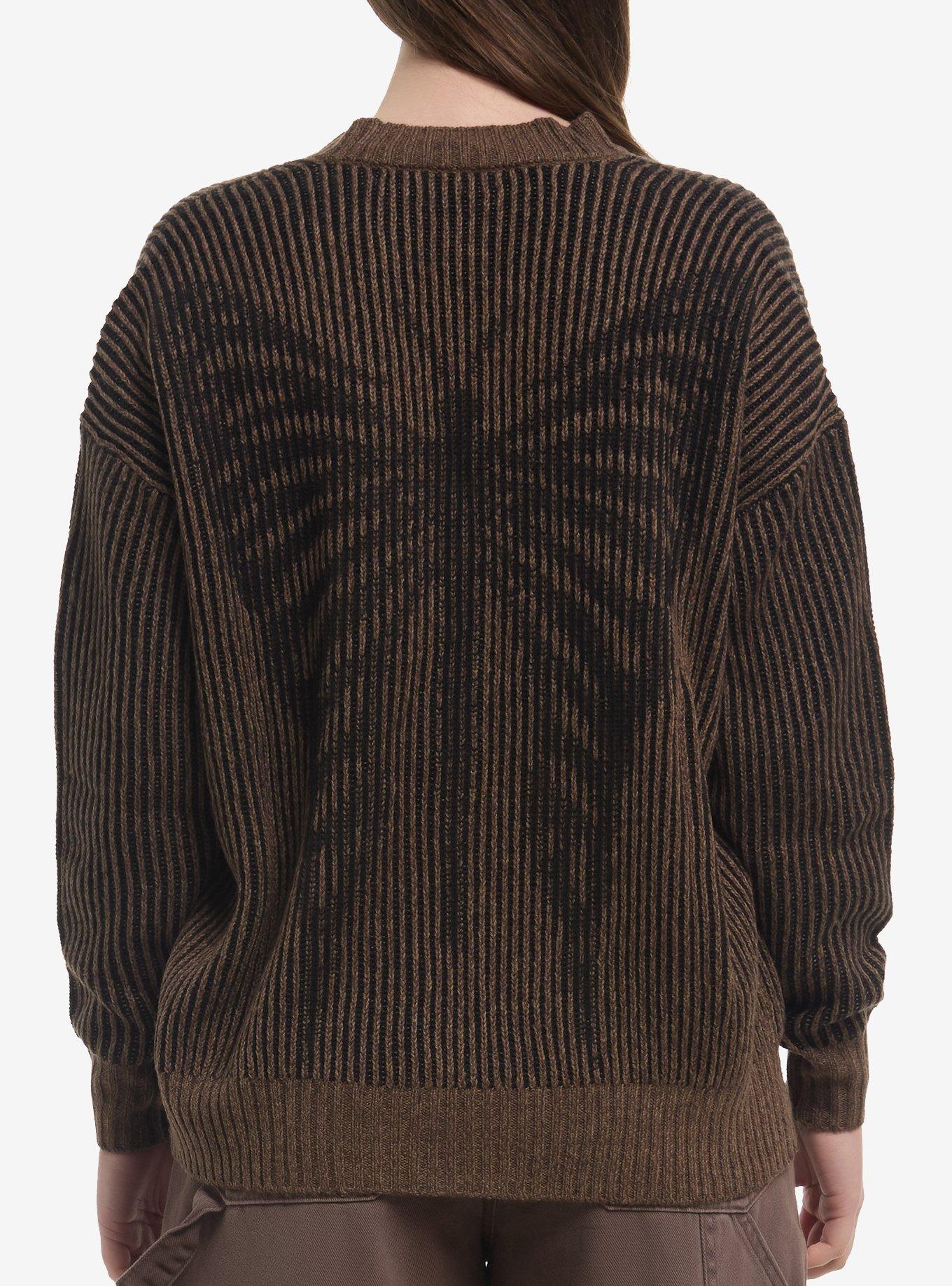 Thorn & Fable Skeleton Butterfly Girls Cardigan, , hi-res