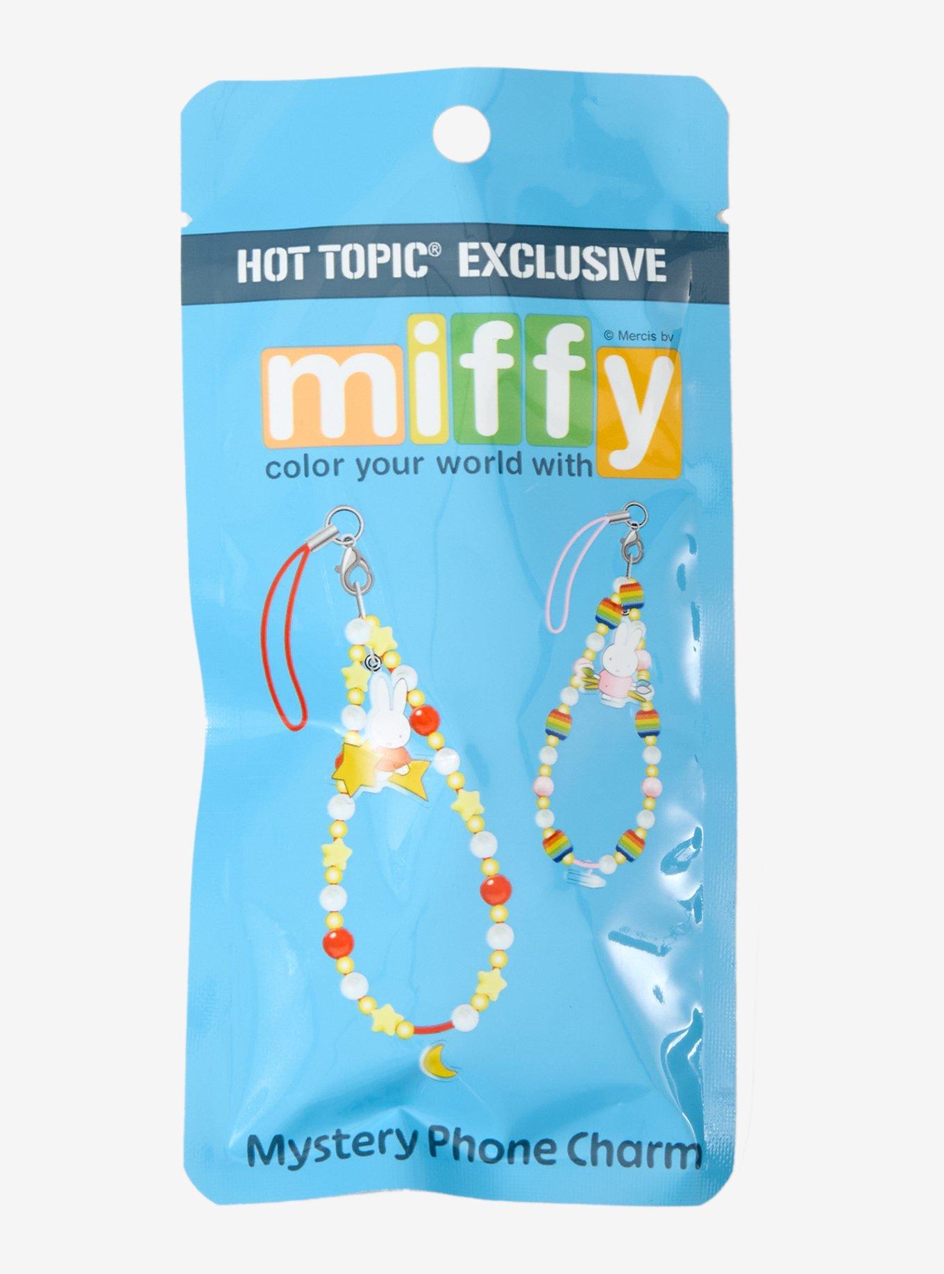 Miffy Charm Blind Bag Bead Phone Strap Hot Topic Exclusive, , alternate - view 3