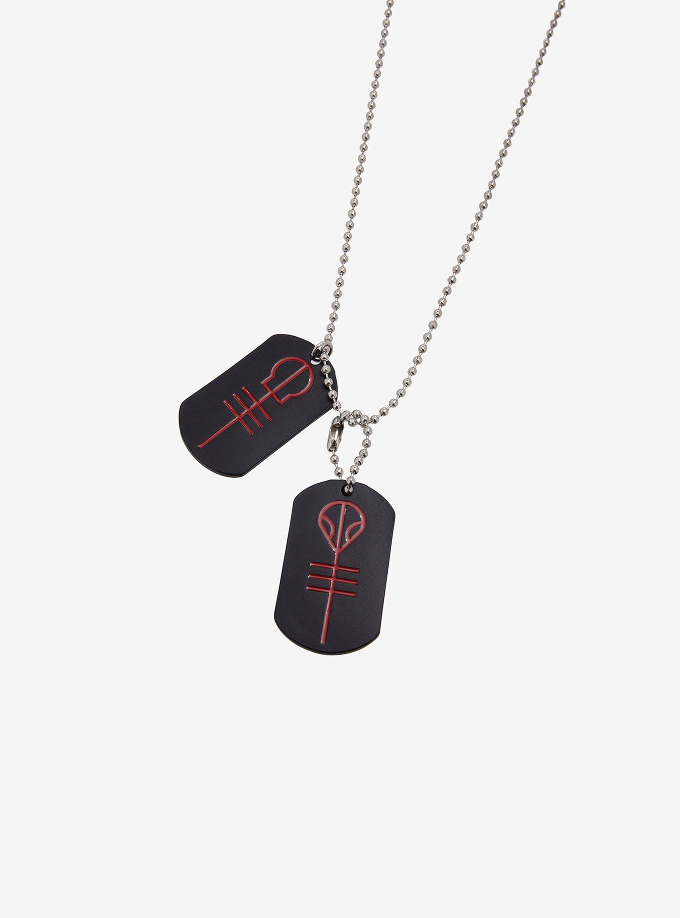 Twenty One Pilots Logo Dog Tag Necklace, , alternate