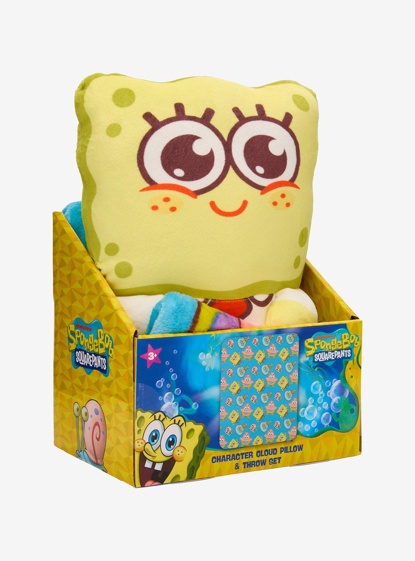 SpongeBob SquarePants Chibi Pillow & Blanket Set, , alternate