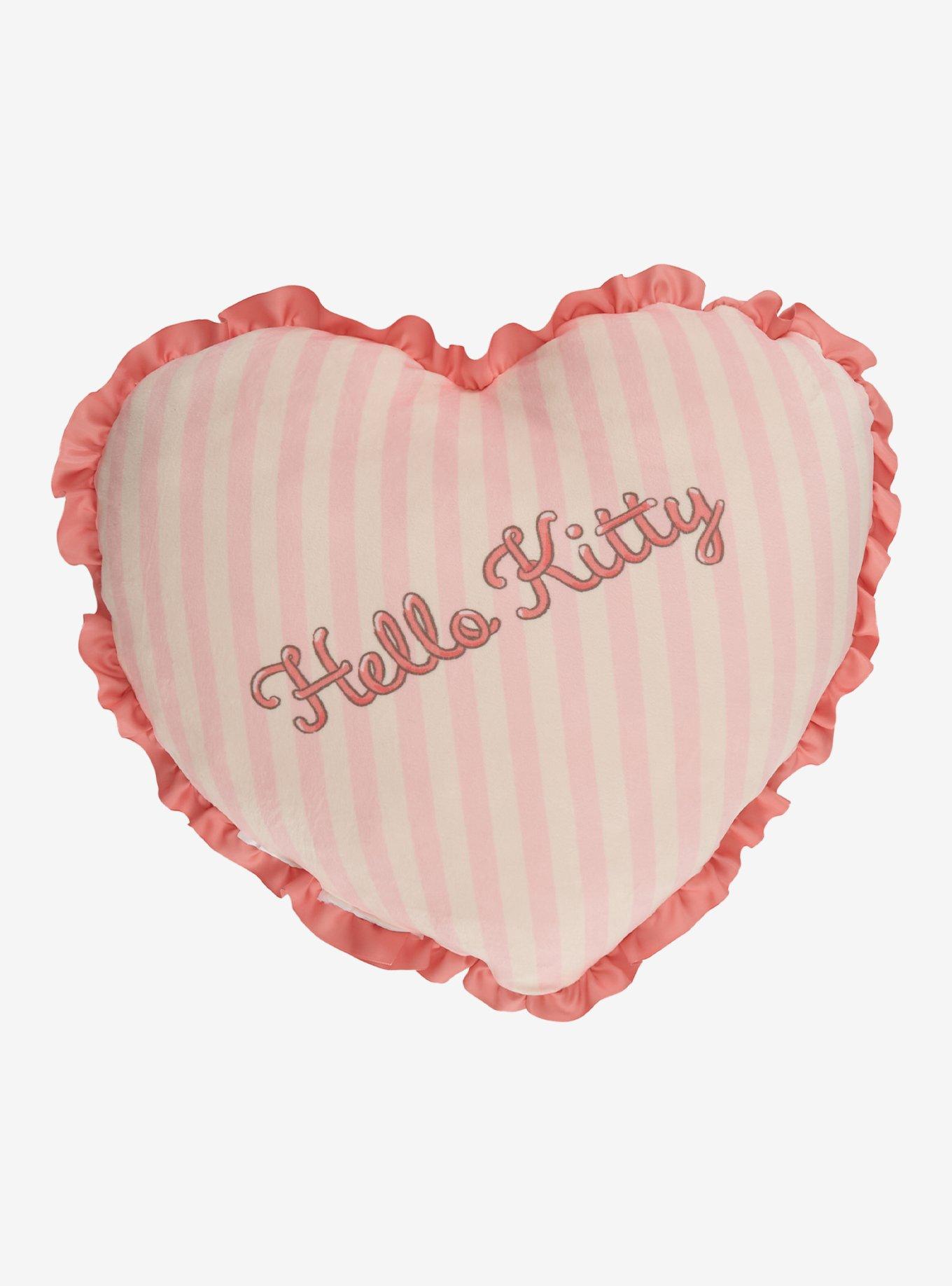 Hello Kitty Ribbon Heart Cloud Pillow, , hi-res