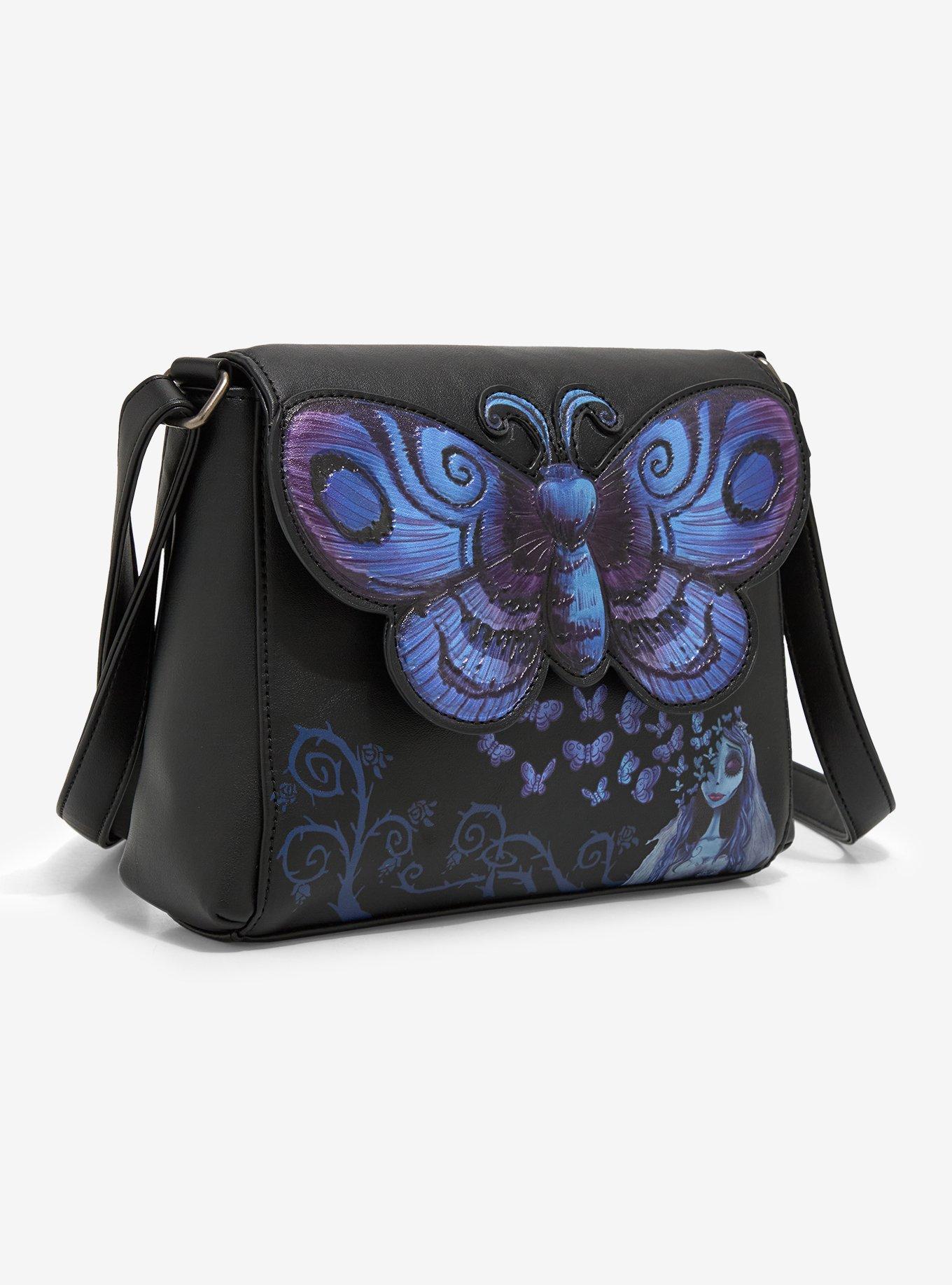 Corpse Bride Emily Butterfly Crossbody Bag, , hi-res