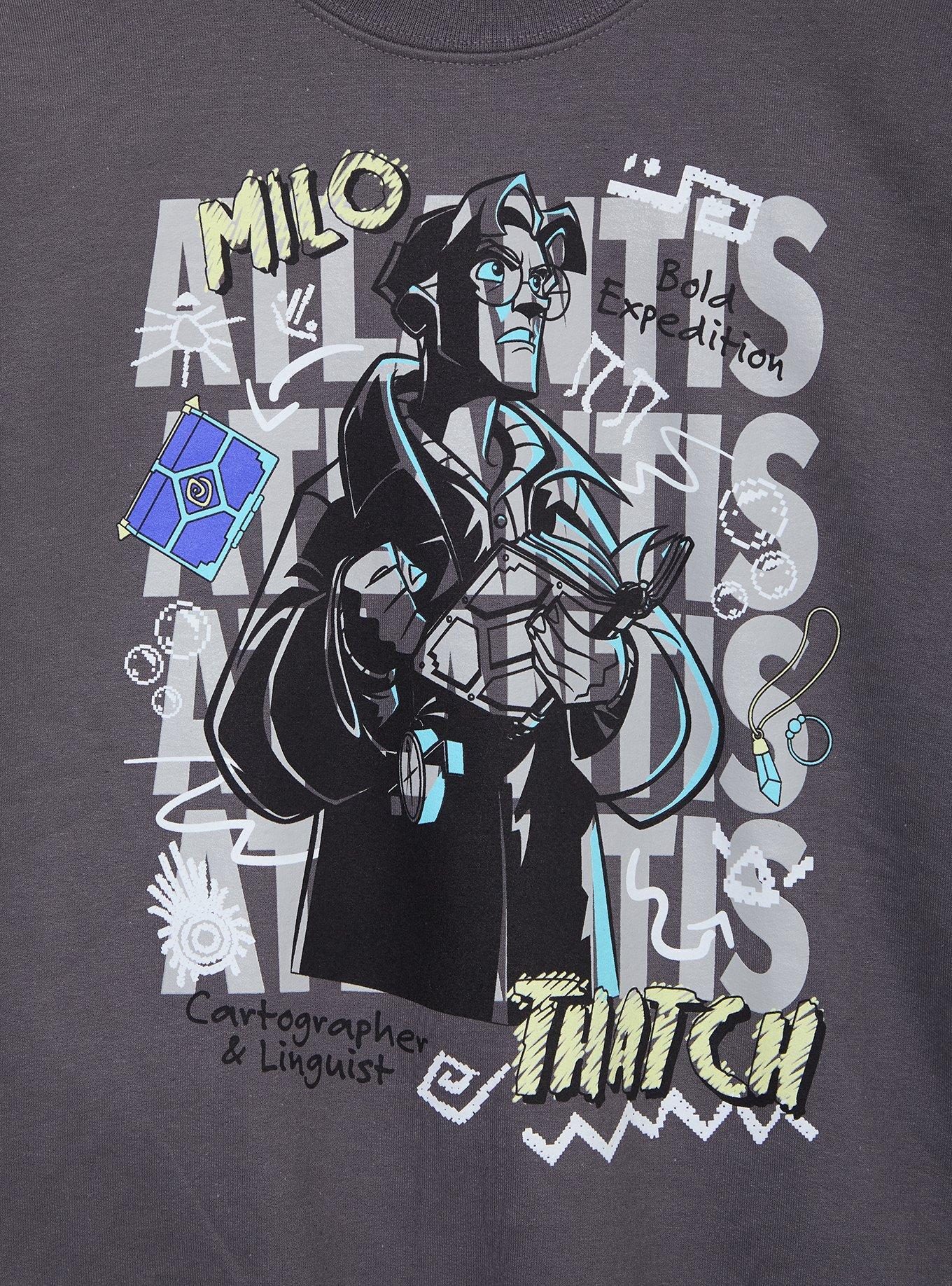 Disney Atlantis: The Lost Empire Milo Doodle Women's Crewneck - BoxLunch Exclusive