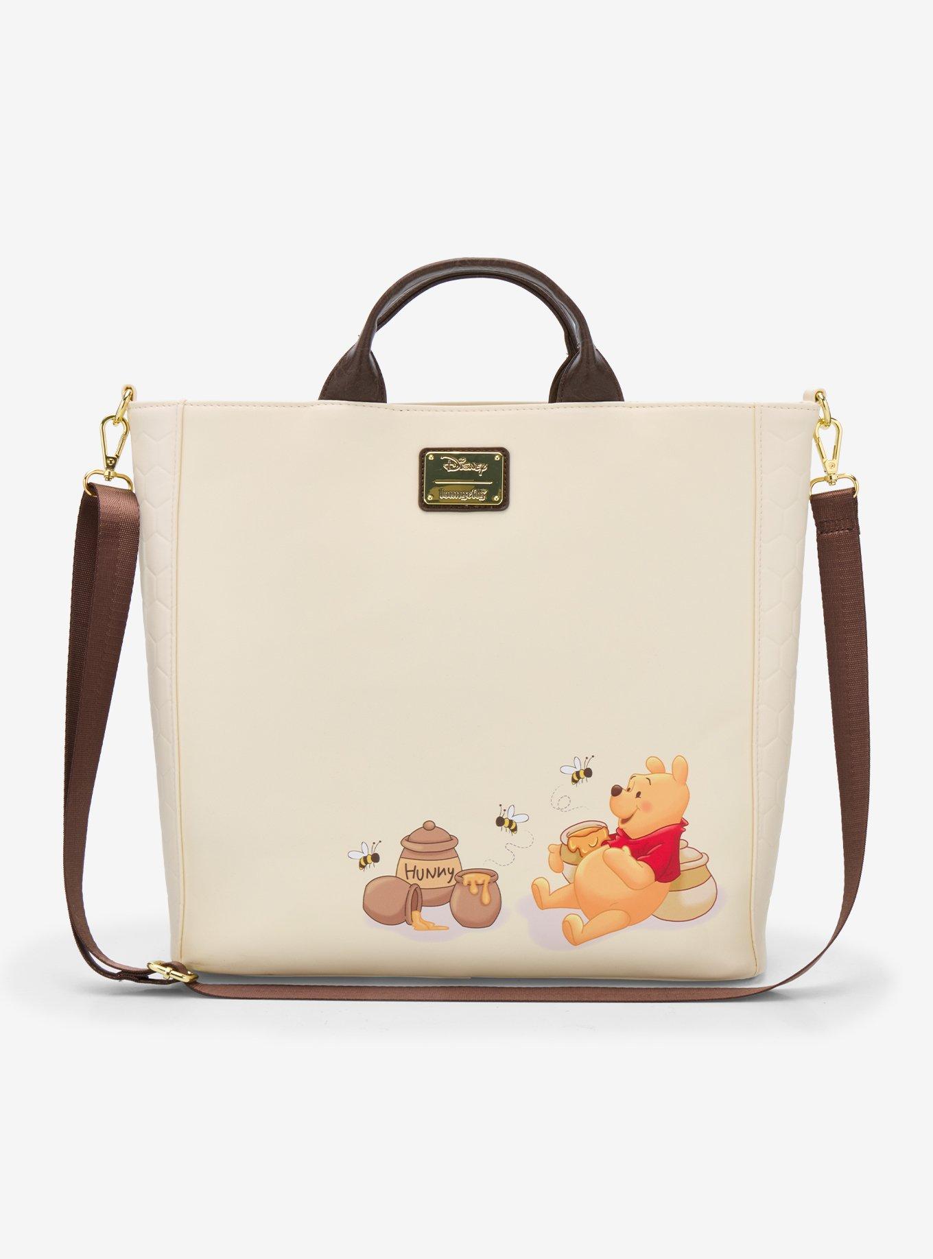 Loungefly Disney Winnie The Pooh Map Pin Collector Tote Bag, , alternate