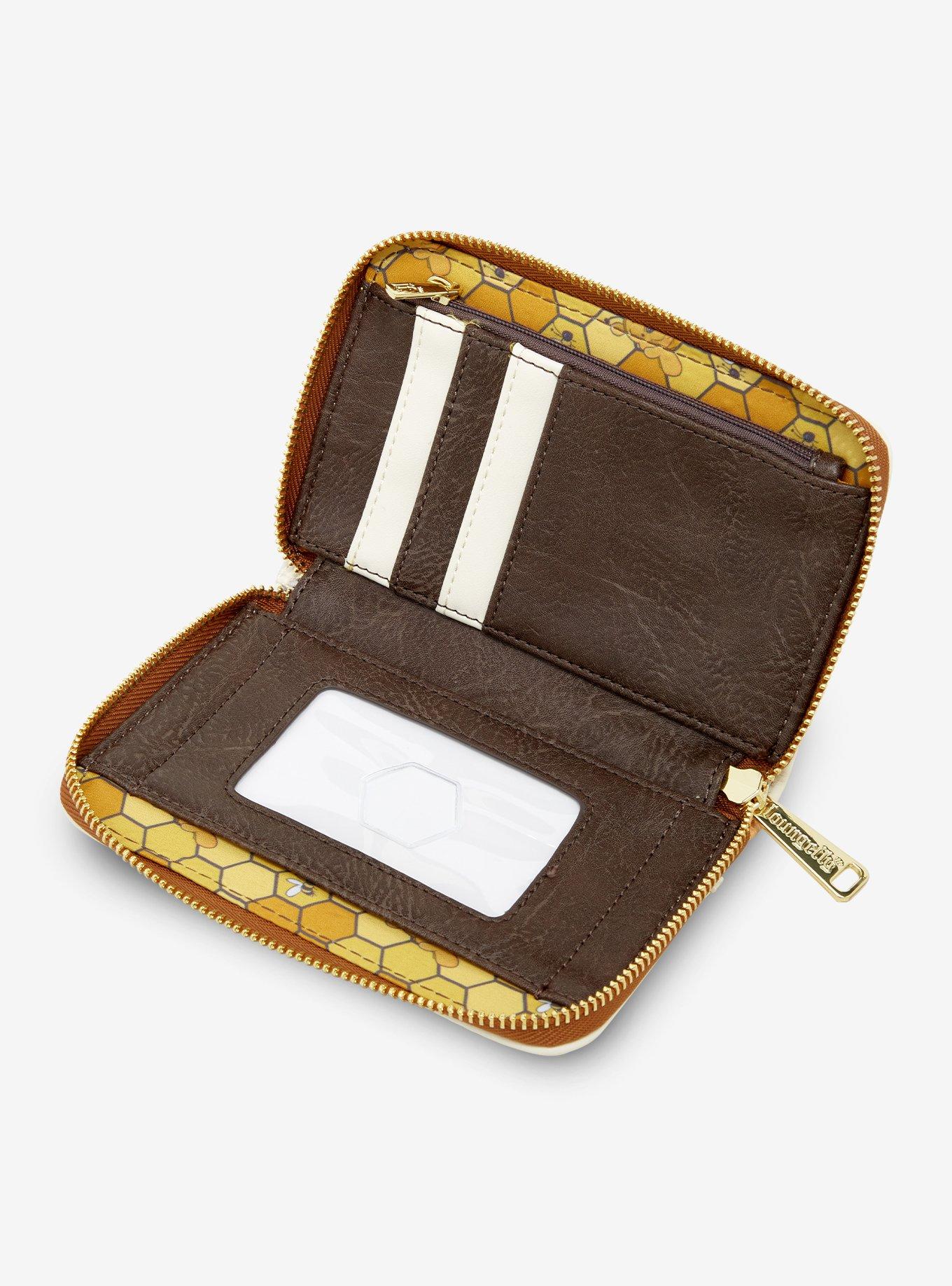 Loungefly Disney Winnie The Pooh Floral Mini Zipper Wallet, , alternate